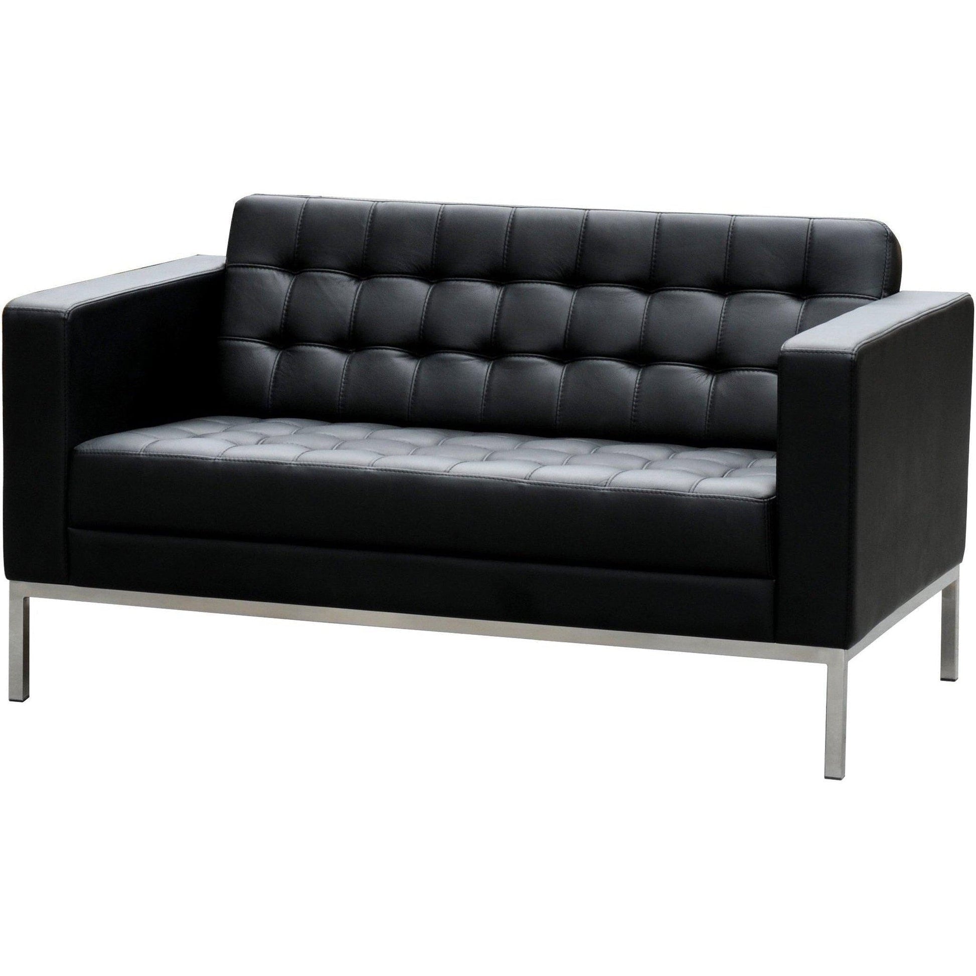 Como 2 Seater Leather Lounge