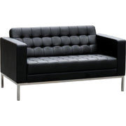 Como 2 Seater Leather Lounge