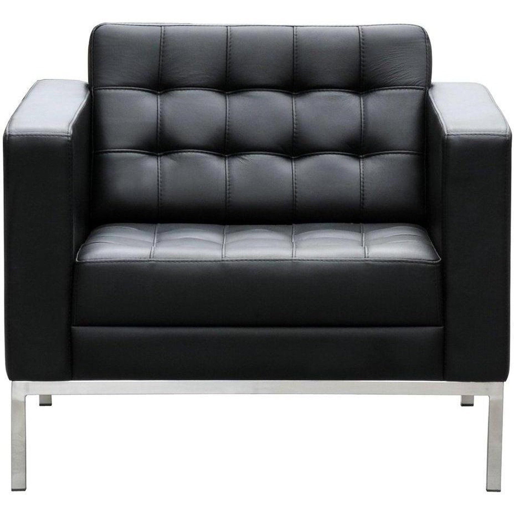 Como Single Leather Lounge