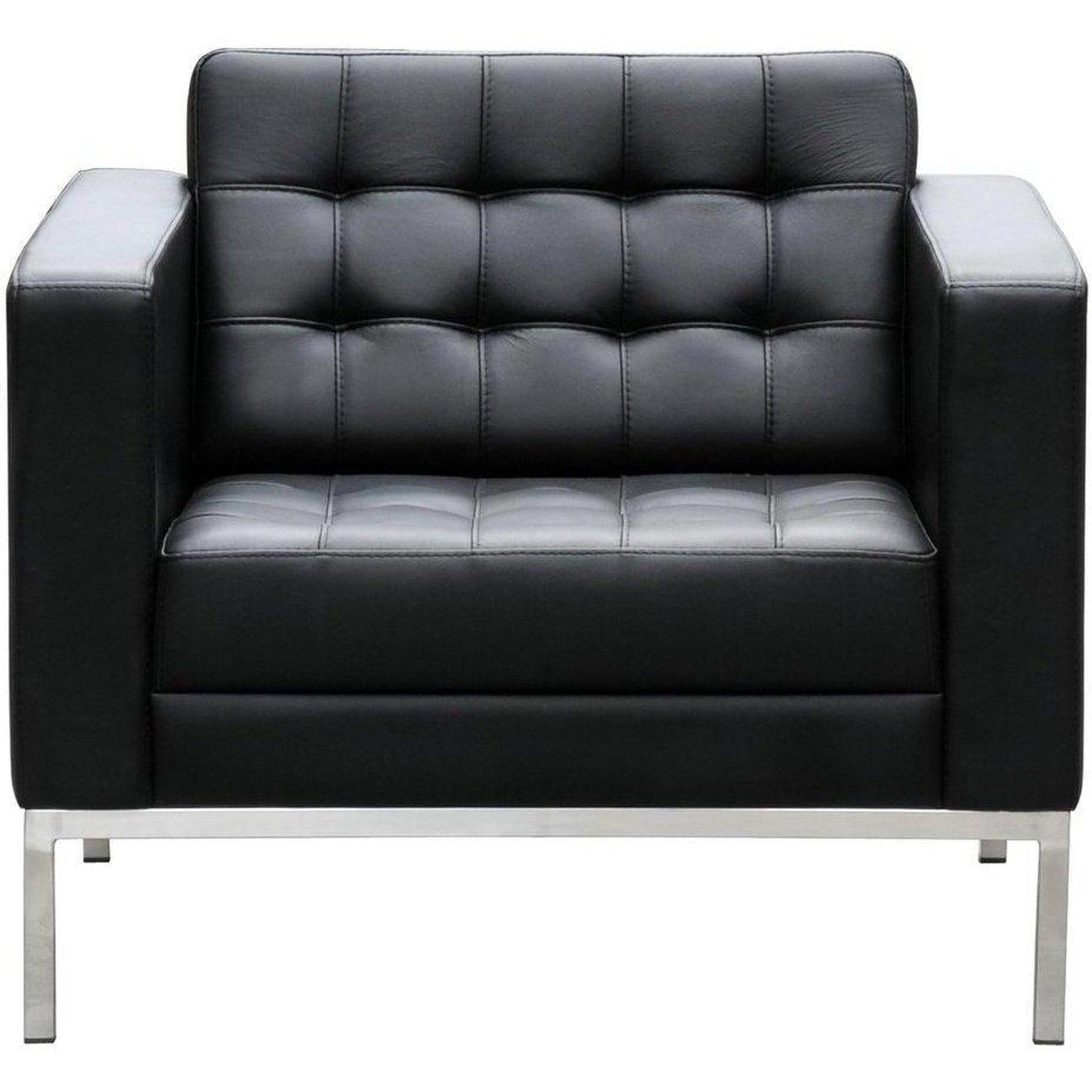 Como Single Leather Lounge