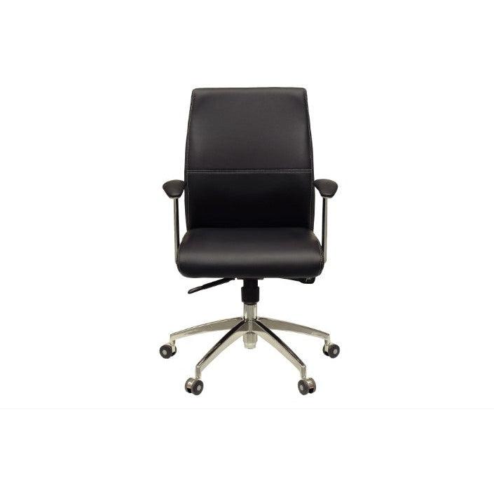 Conti Medium Back Vegan Leather Chair
