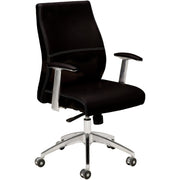 Conti Medium Back Vegan Leather Chair