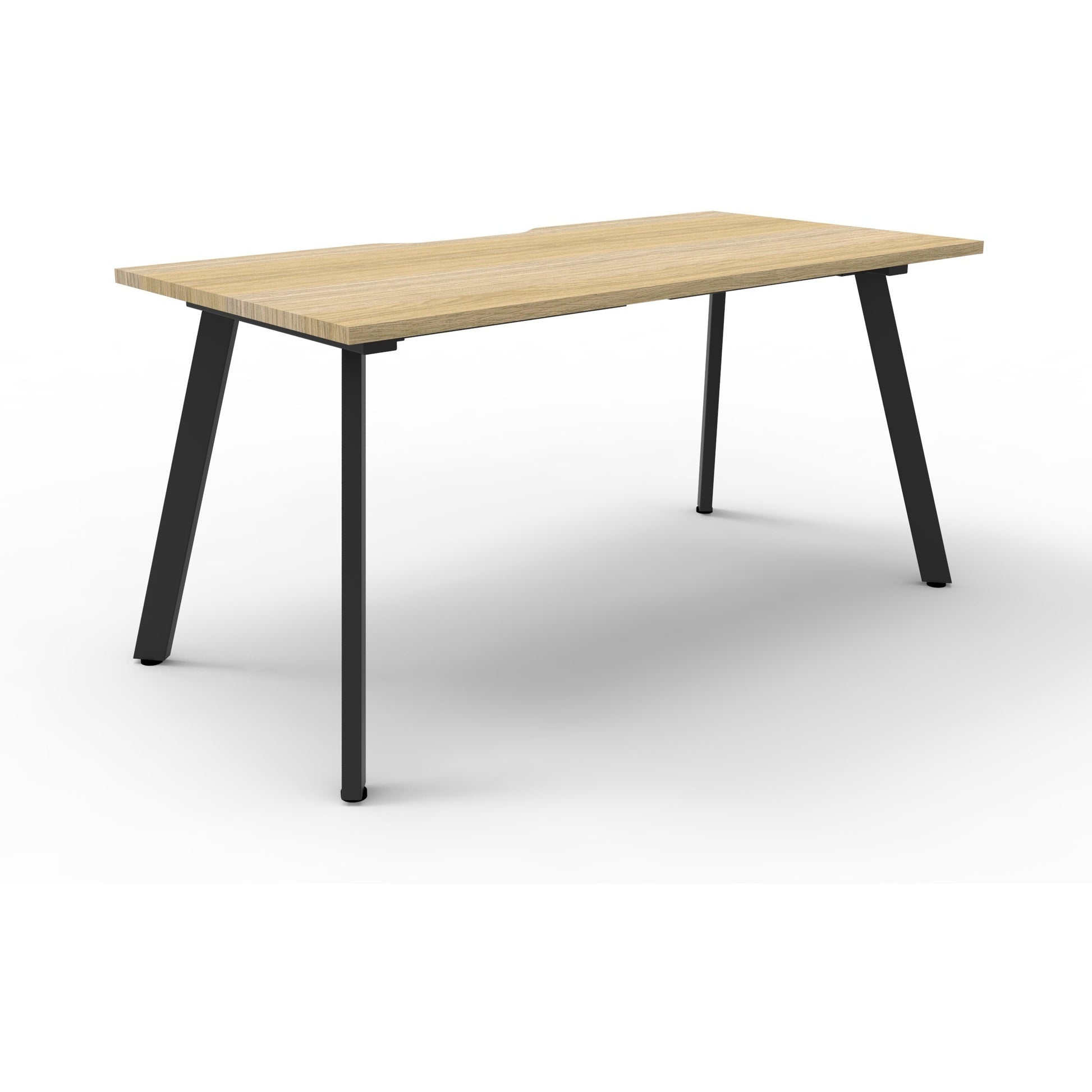Eternity 1 Person Single Sided Workstation - Oak