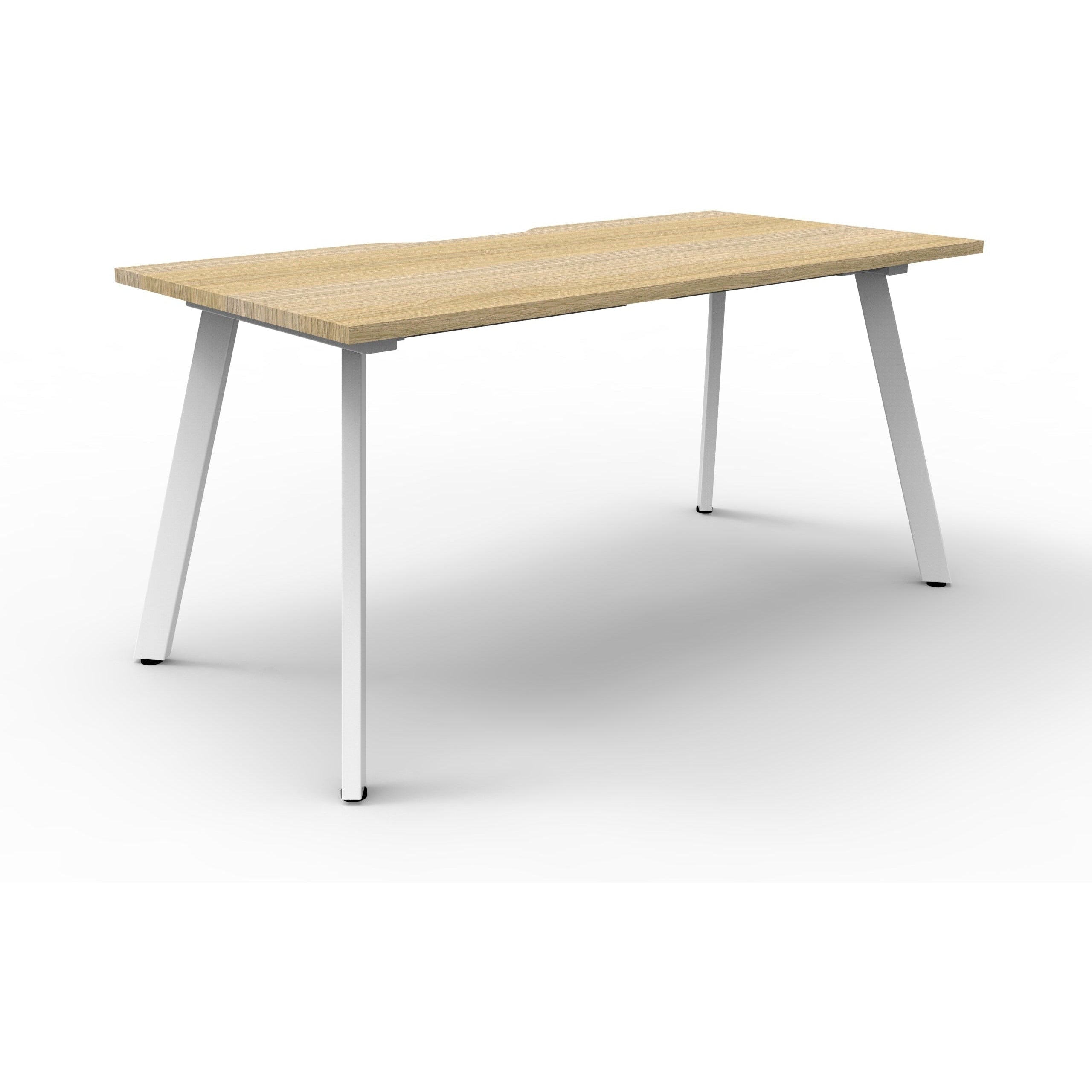 Eternity 1 Person Single Sided Workstation - Oak