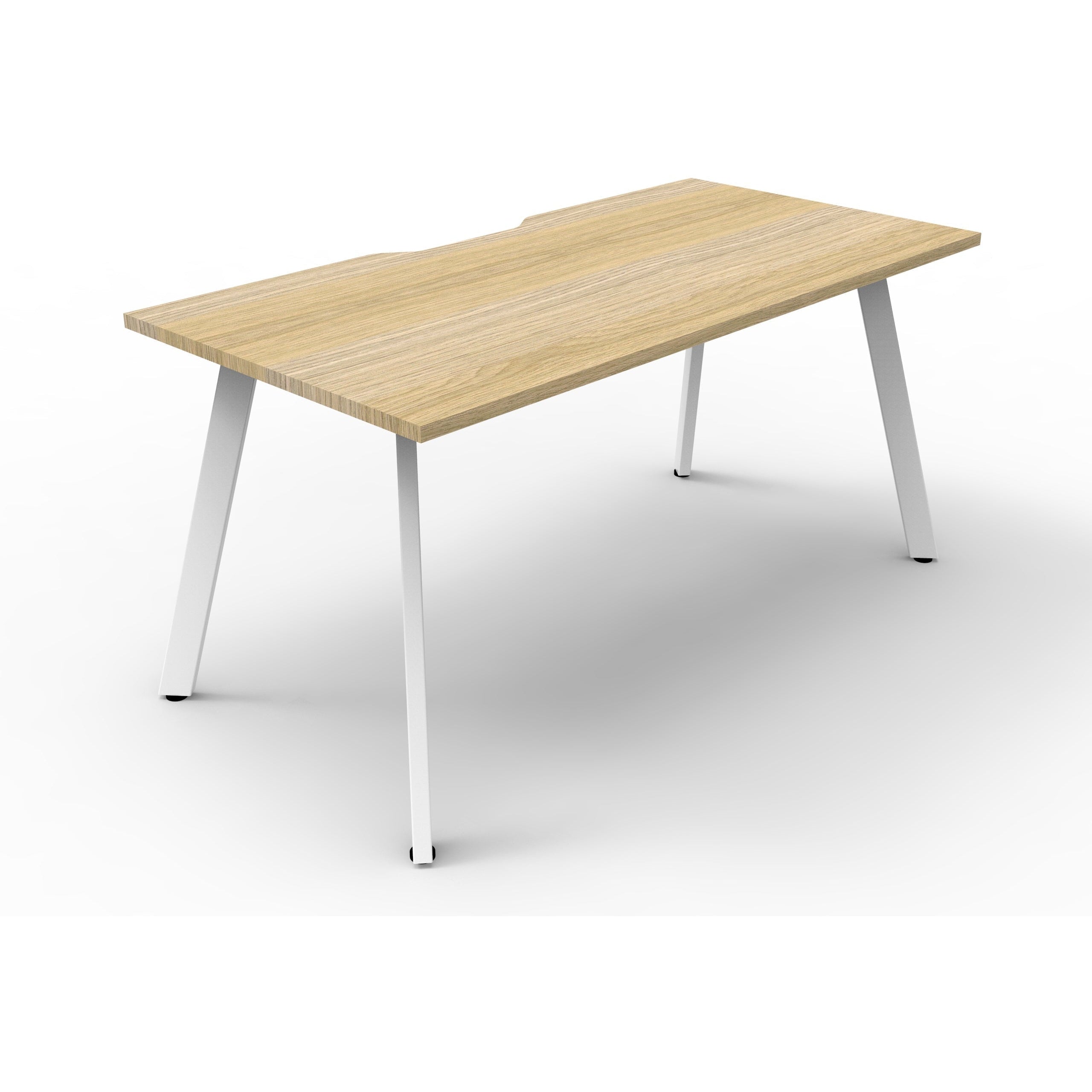 Eternity 1 Person Single Sided Workstation - Oak