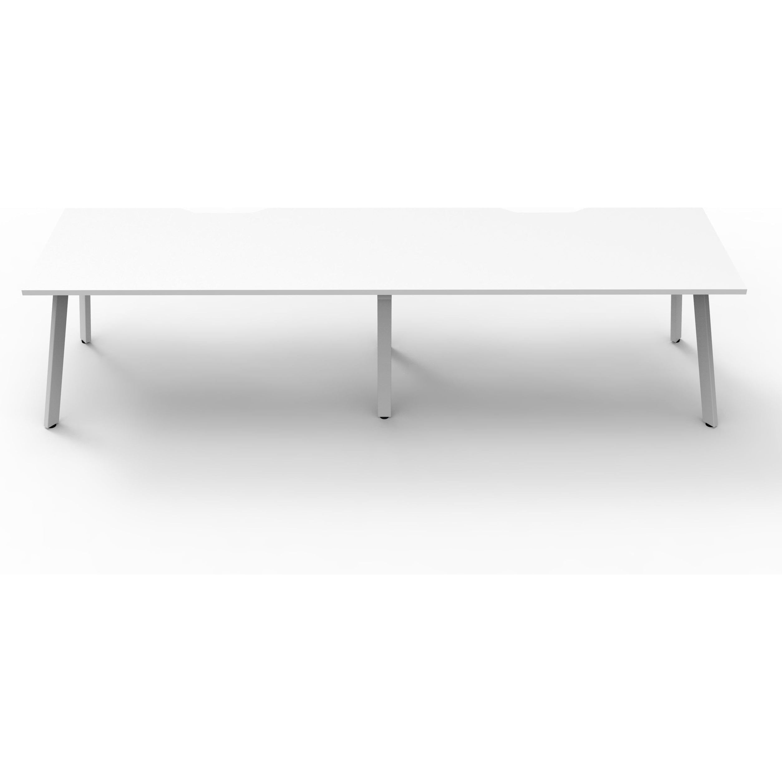 Eternity 2 Person Single Sided Workstation - White