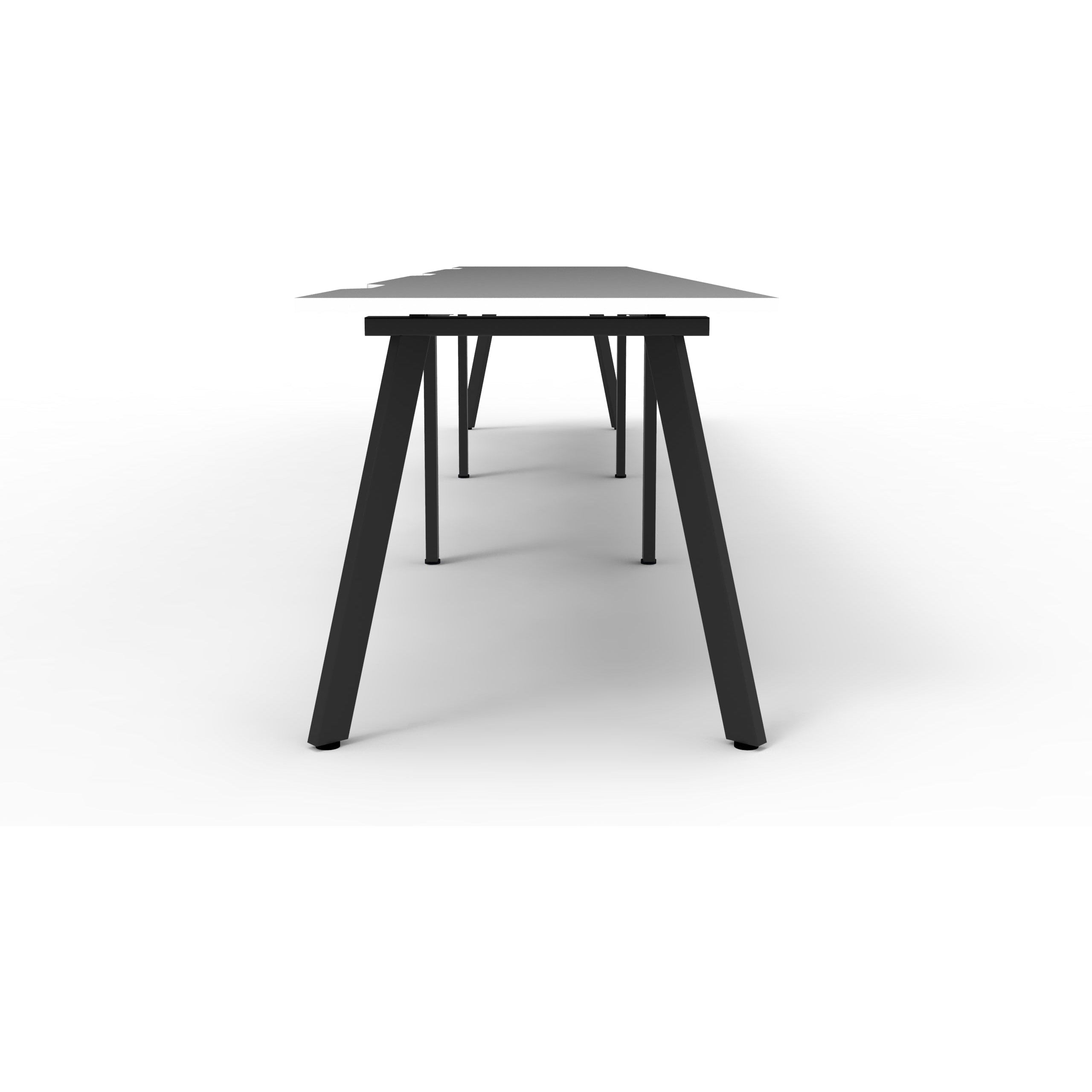 Eternity 3 Person Single Sided Workstation - White