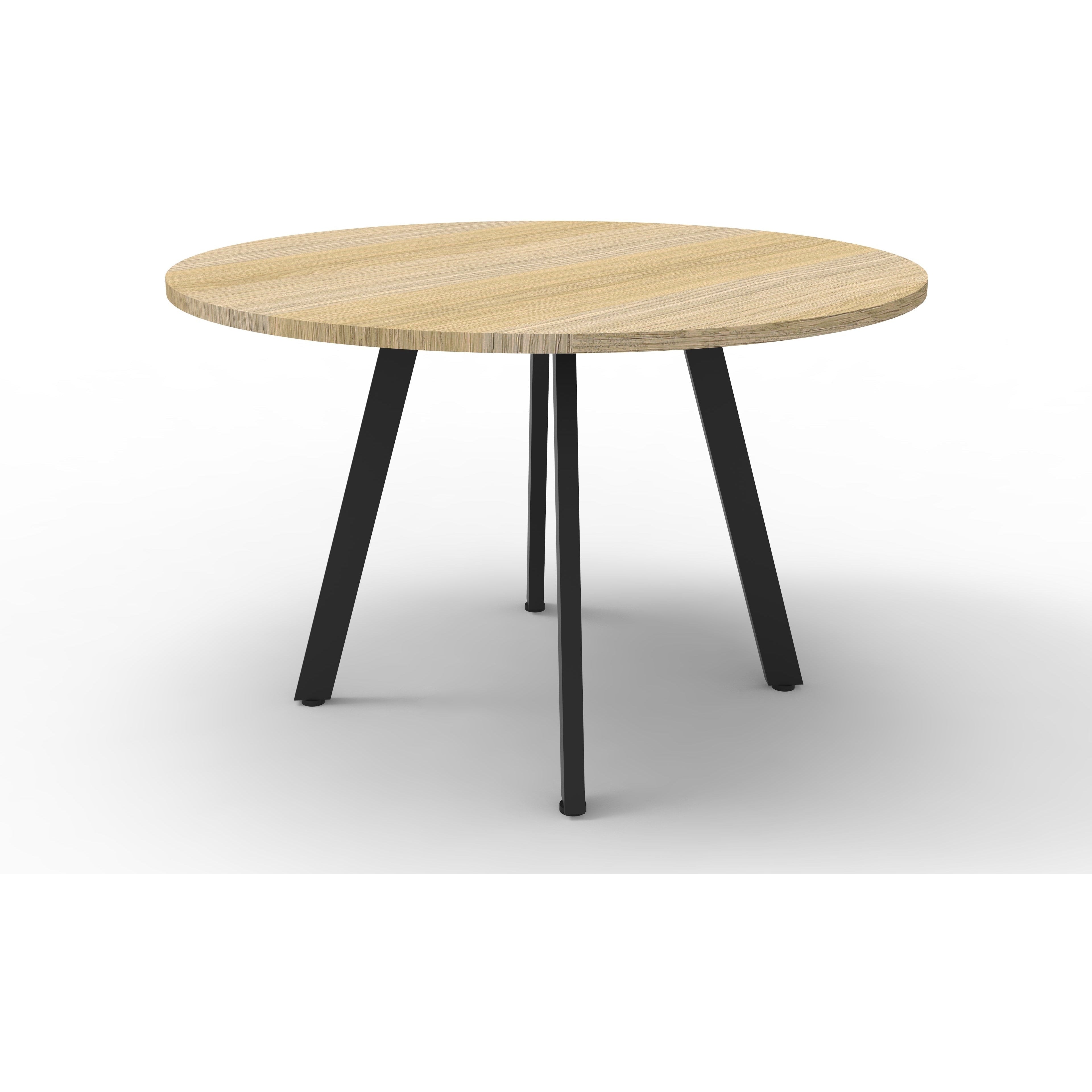 Eternity Round Meeting Table 1200mm Diameter - Oak