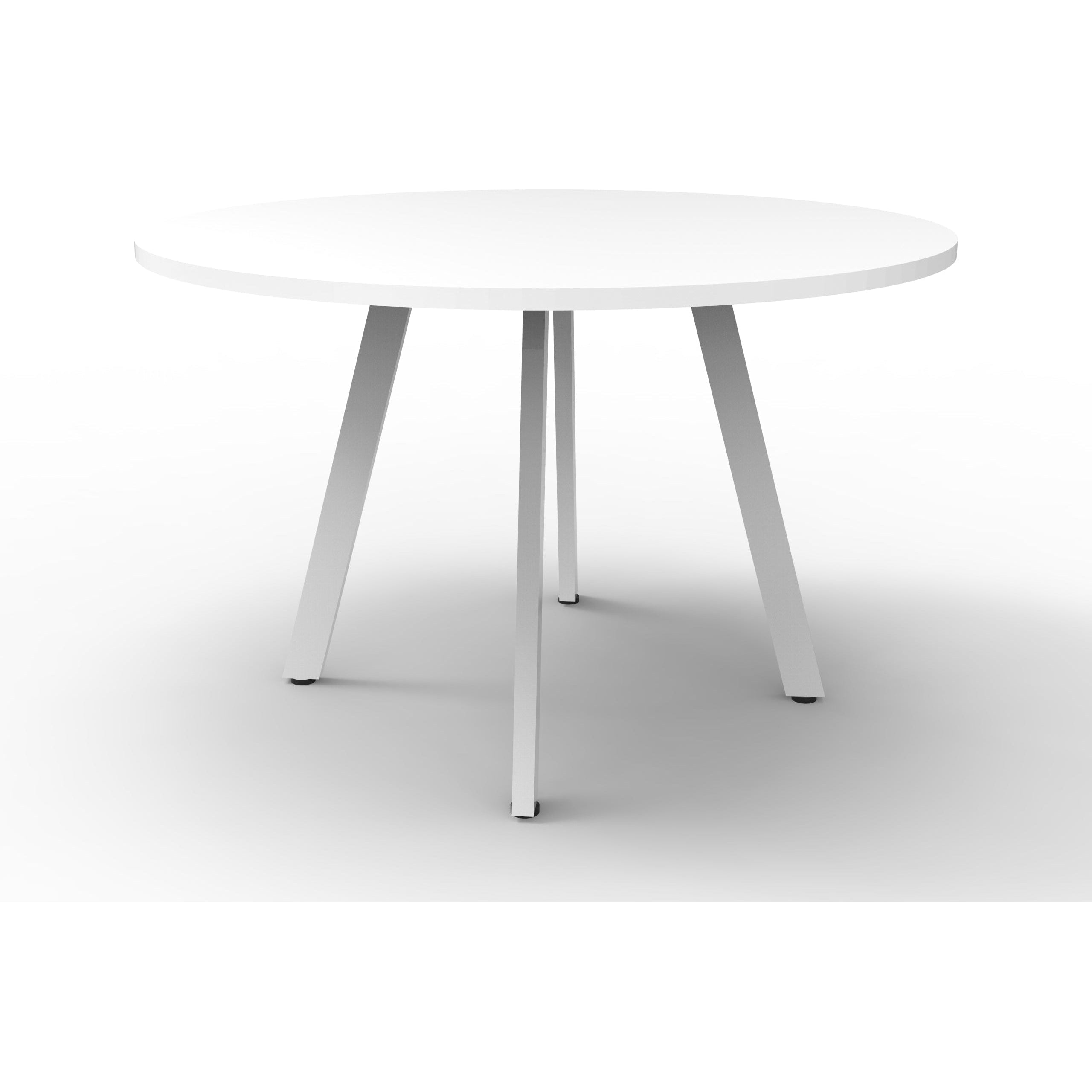 Eternity Round Meeting Table 1200mm Diameter - White