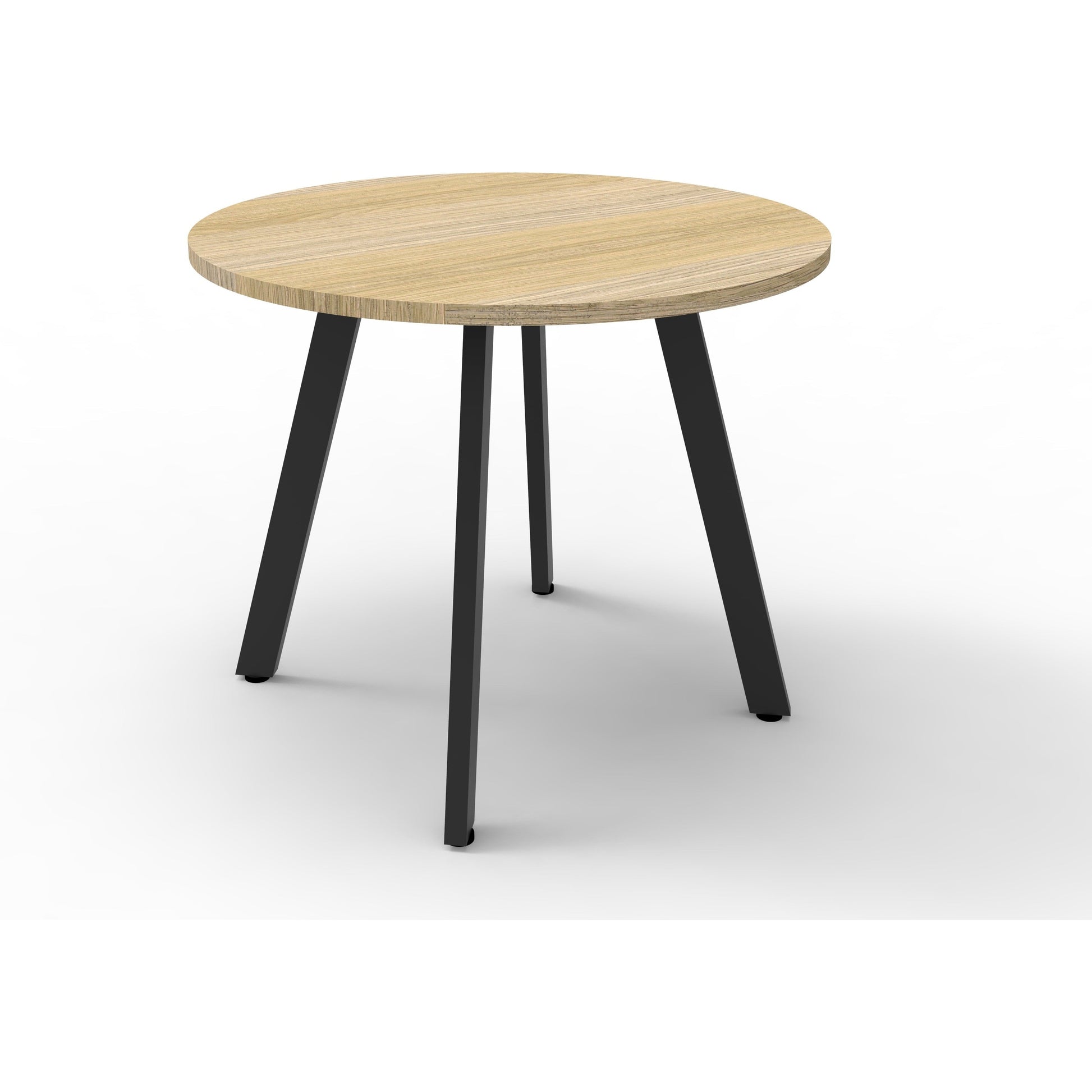 Eternity Round Meeting Table 900mm Diameter - Oak