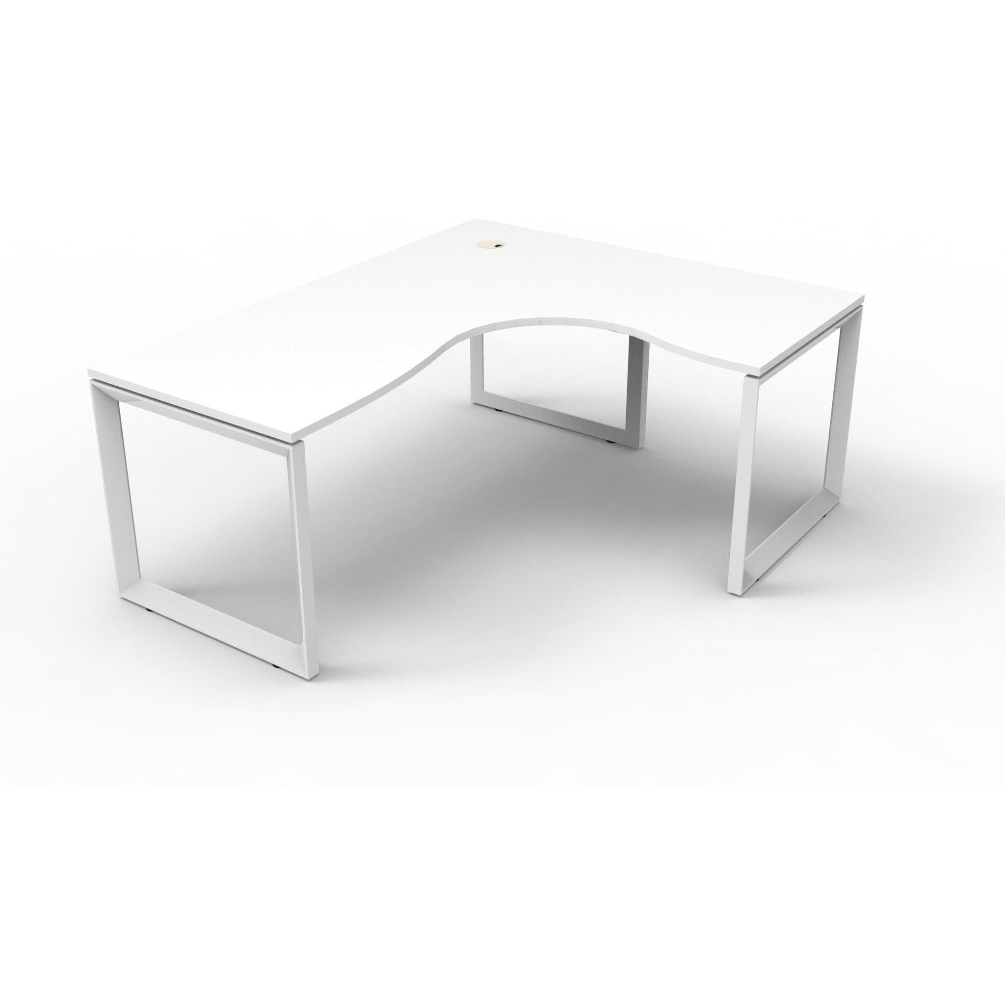 Deluxe Infinity Corner Workstations - Loop Leg