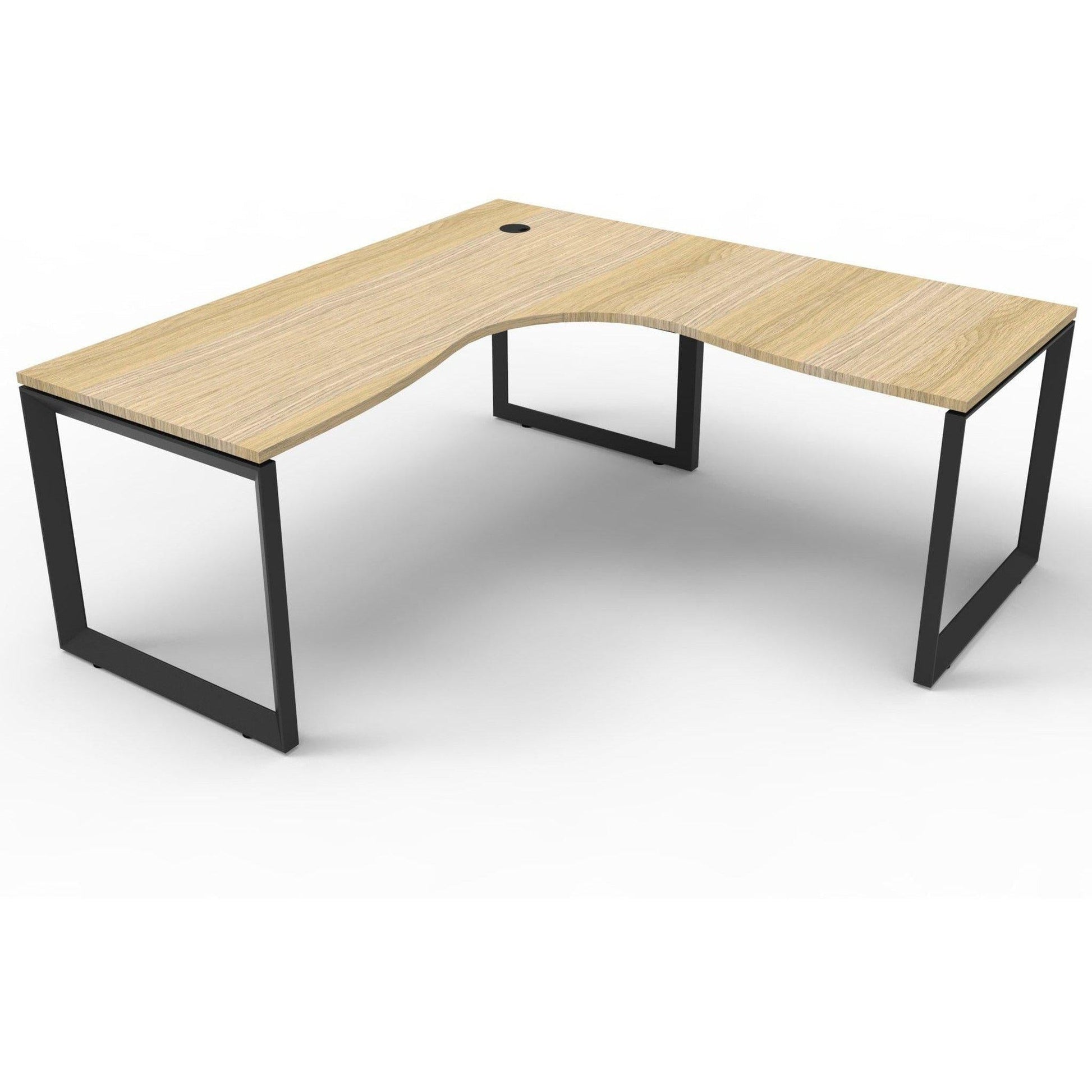 Deluxe Infinity Corner Workstations - Loop Leg