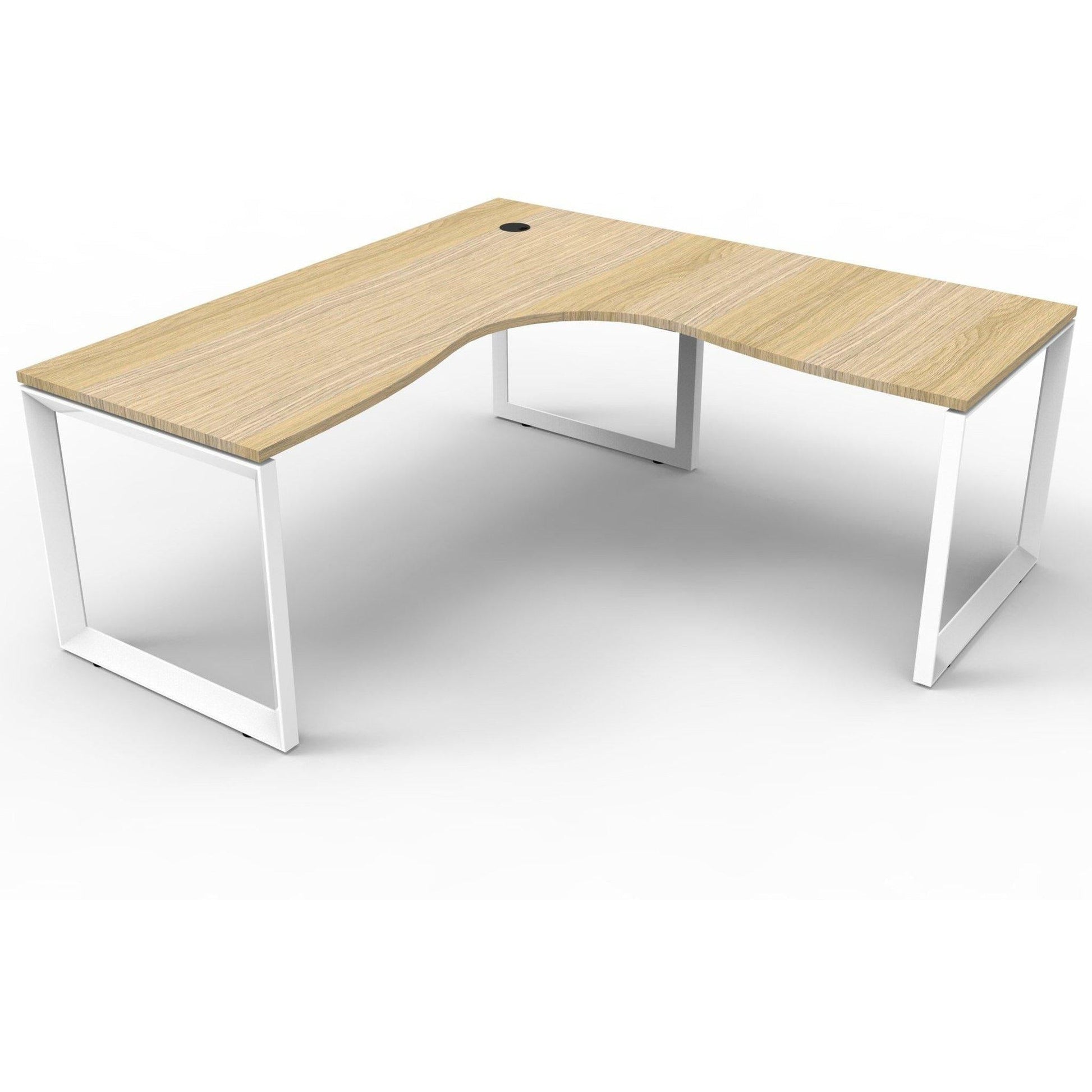 Deluxe Infinity Corner Workstations - Loop Leg