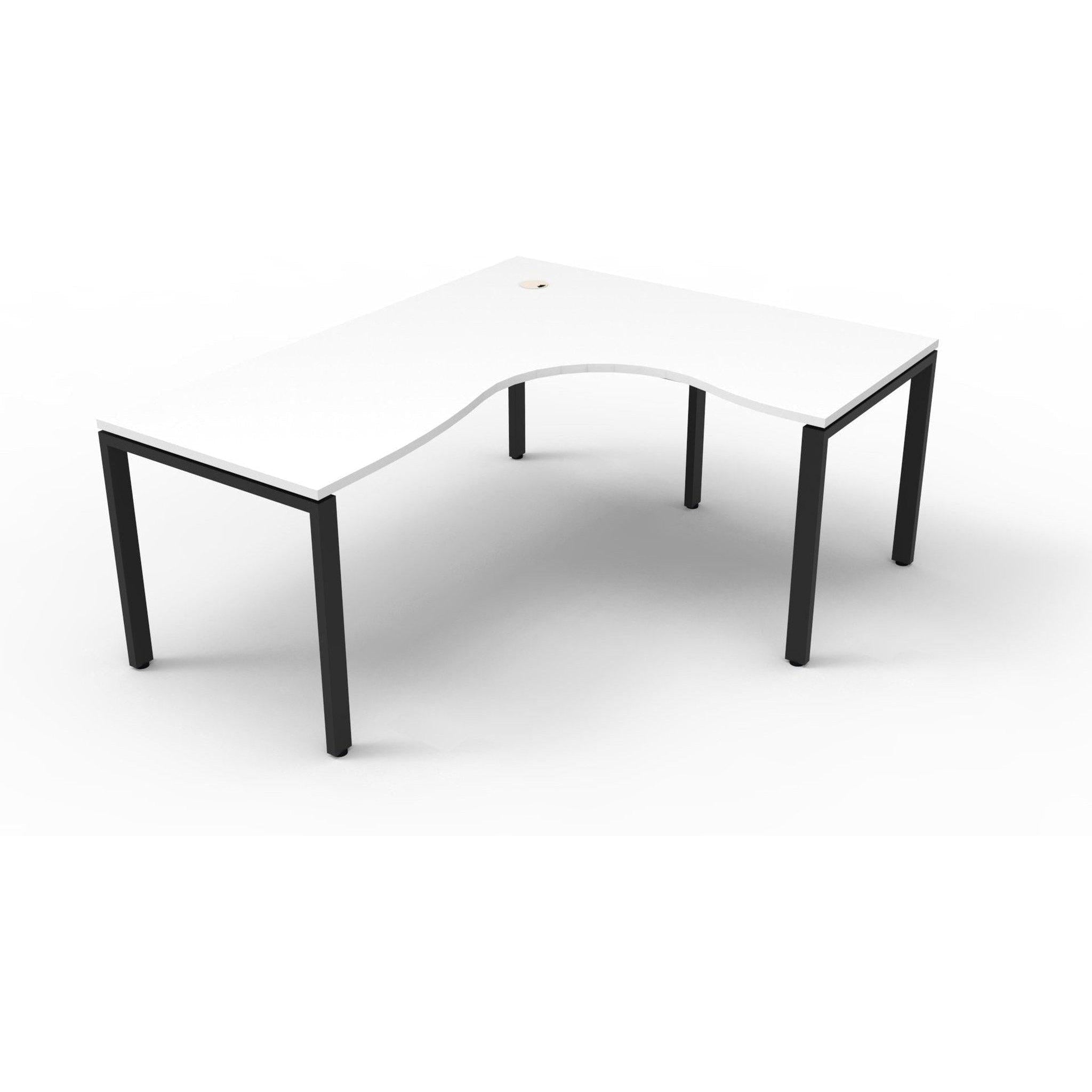 Deluxe Infinity Corner Workstations - Profile Leg