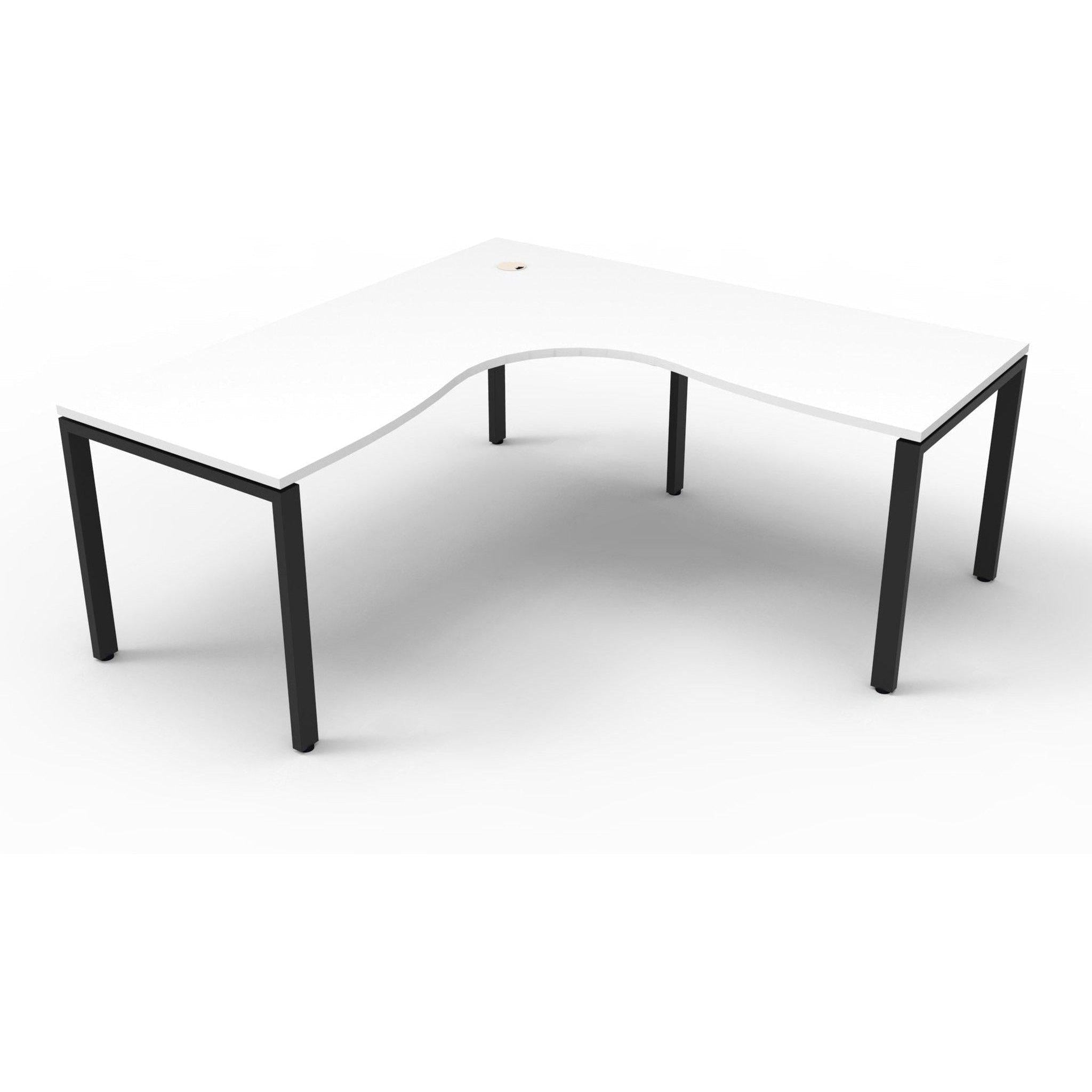 Deluxe Infinity Corner Workstations - Profile Leg