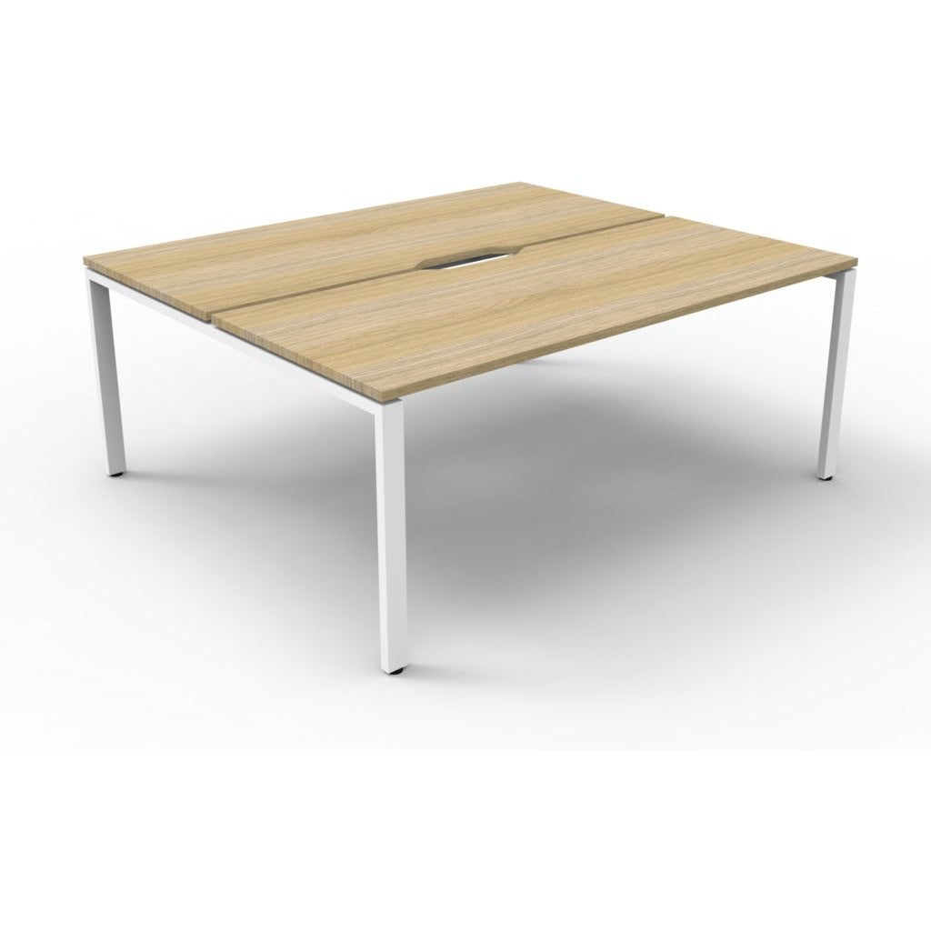 Deluxe Rapid Infinity 2 Person Workstation Double Sided -  No Screen