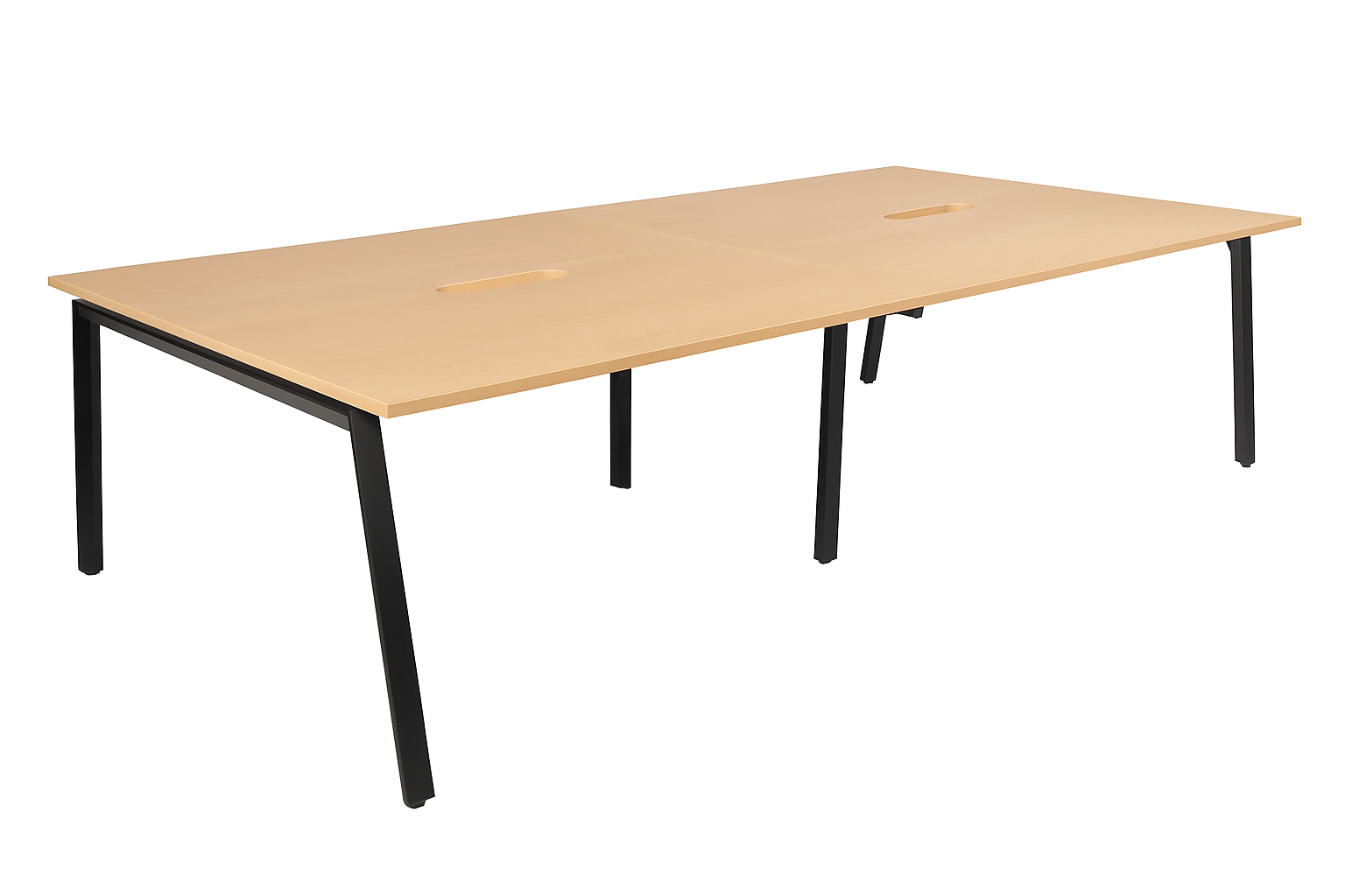 Daytona 4 Person Double Sided Workstation - Without Screen