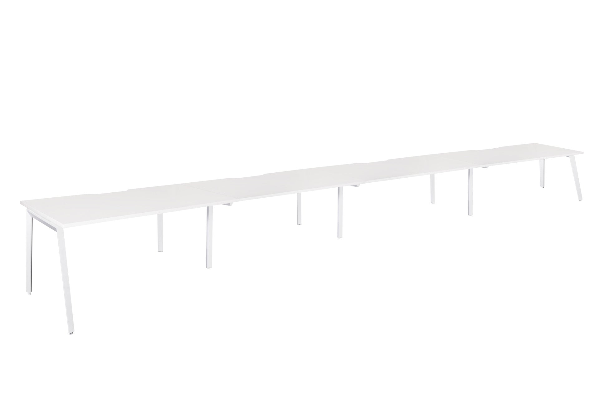 Daytona 4 Person Single Sided Workstation - Without Screen