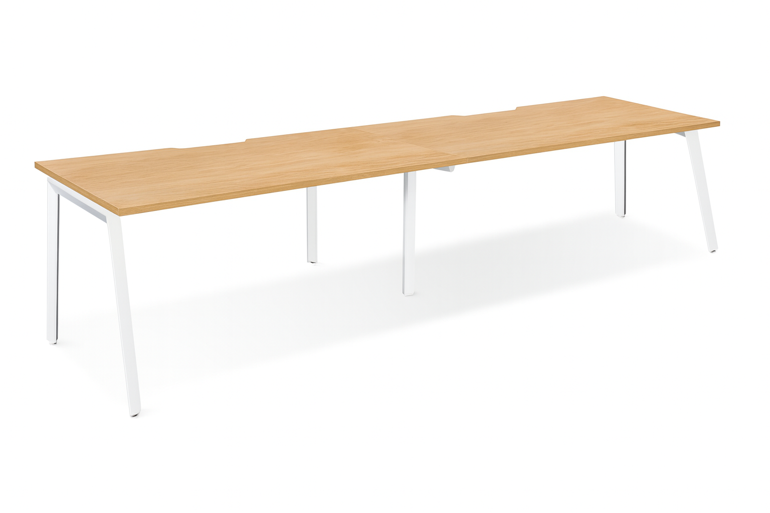 Daytona 2 Person Single Sided Workstation - Without Screen