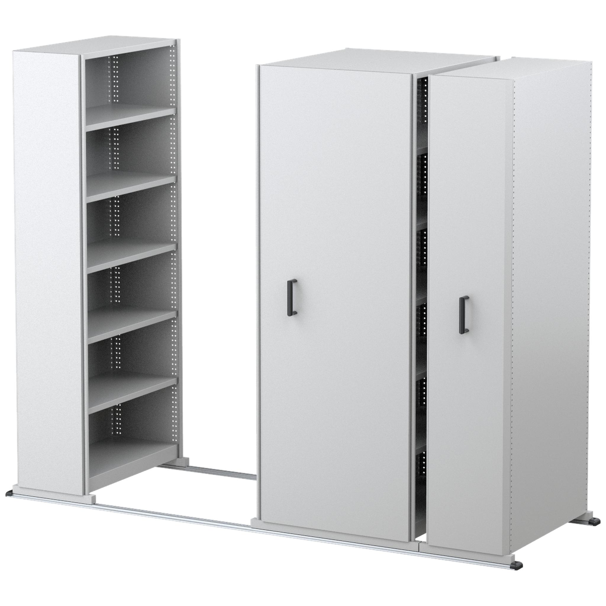 Elite Compactus 4 Bay Mobile Shelving Unit