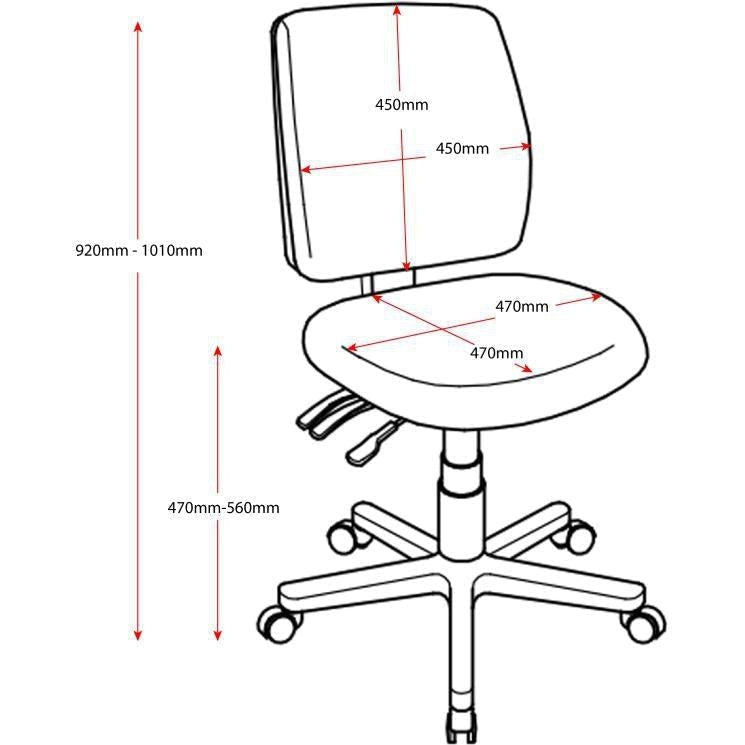 Ergo Midi Medium Back Chair