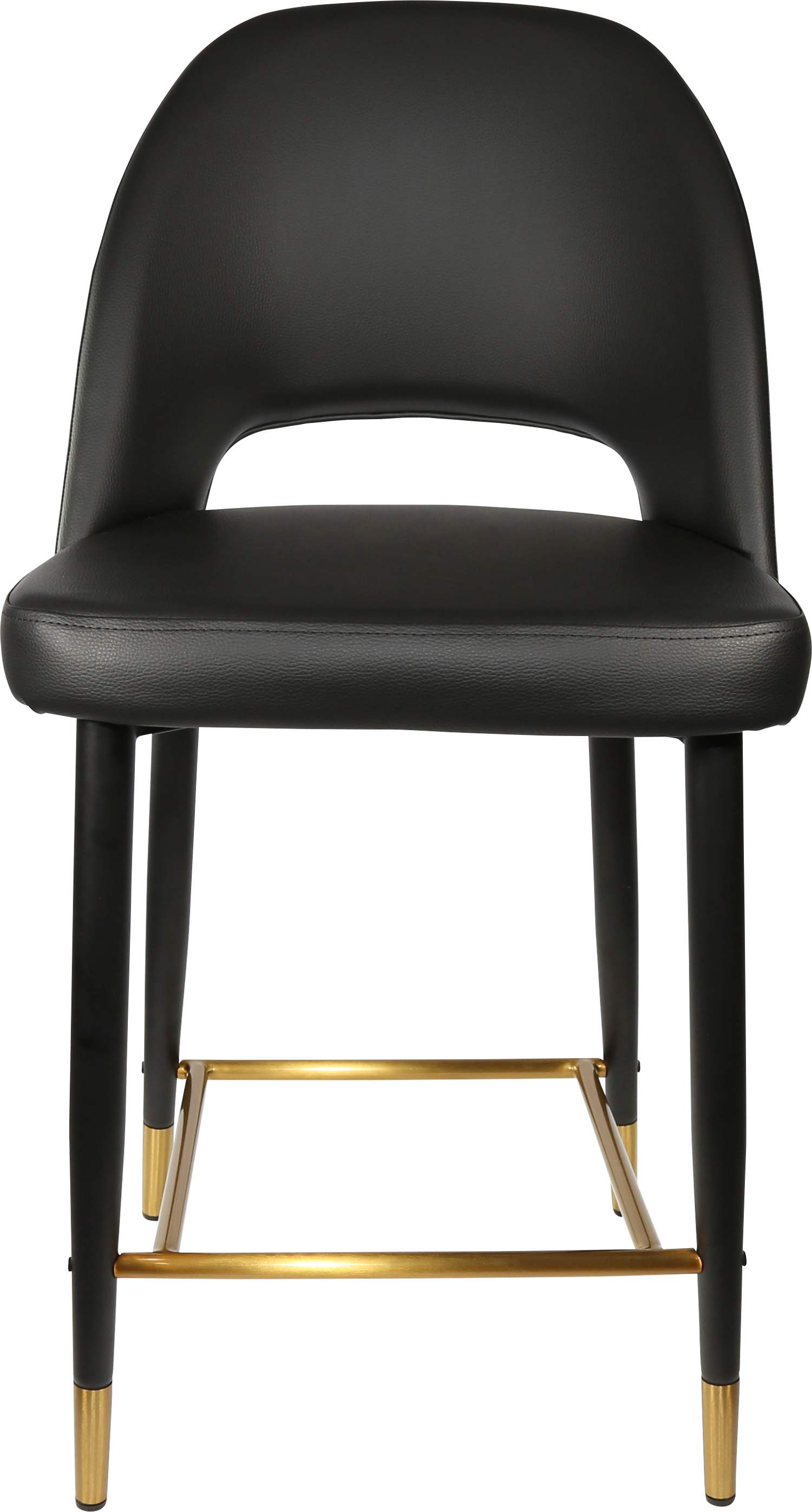 Durafurn Semifreddo Counter Stool - Black Metal 650h Legs