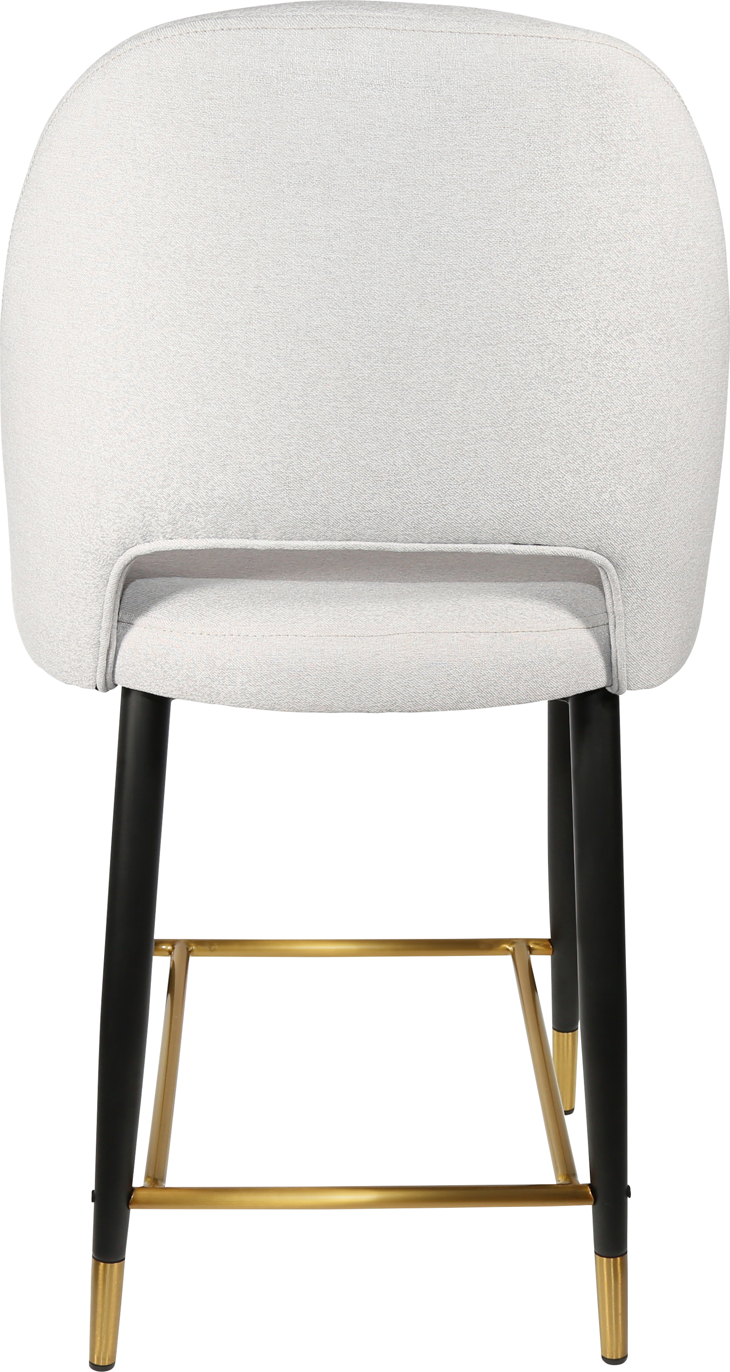 Durafurn Semifreddo Counter Stool - Black Metal 650h Legs