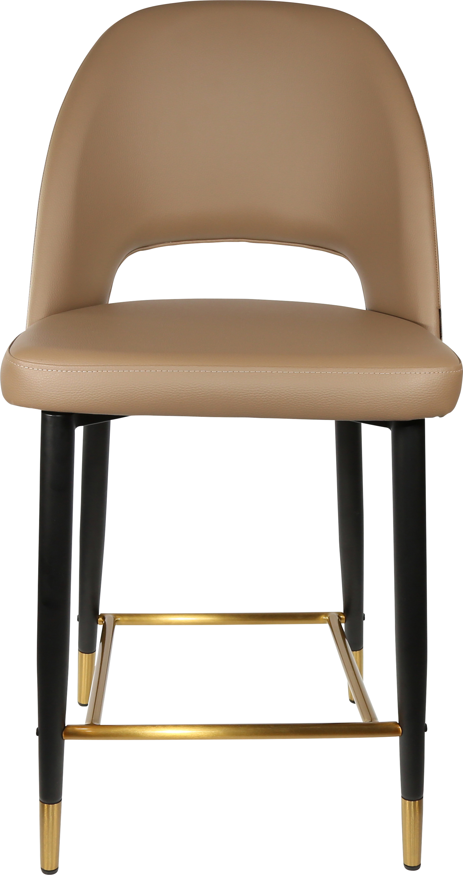 Durafurn Semifreddo Counter Stool - Black Metal 650h Legs