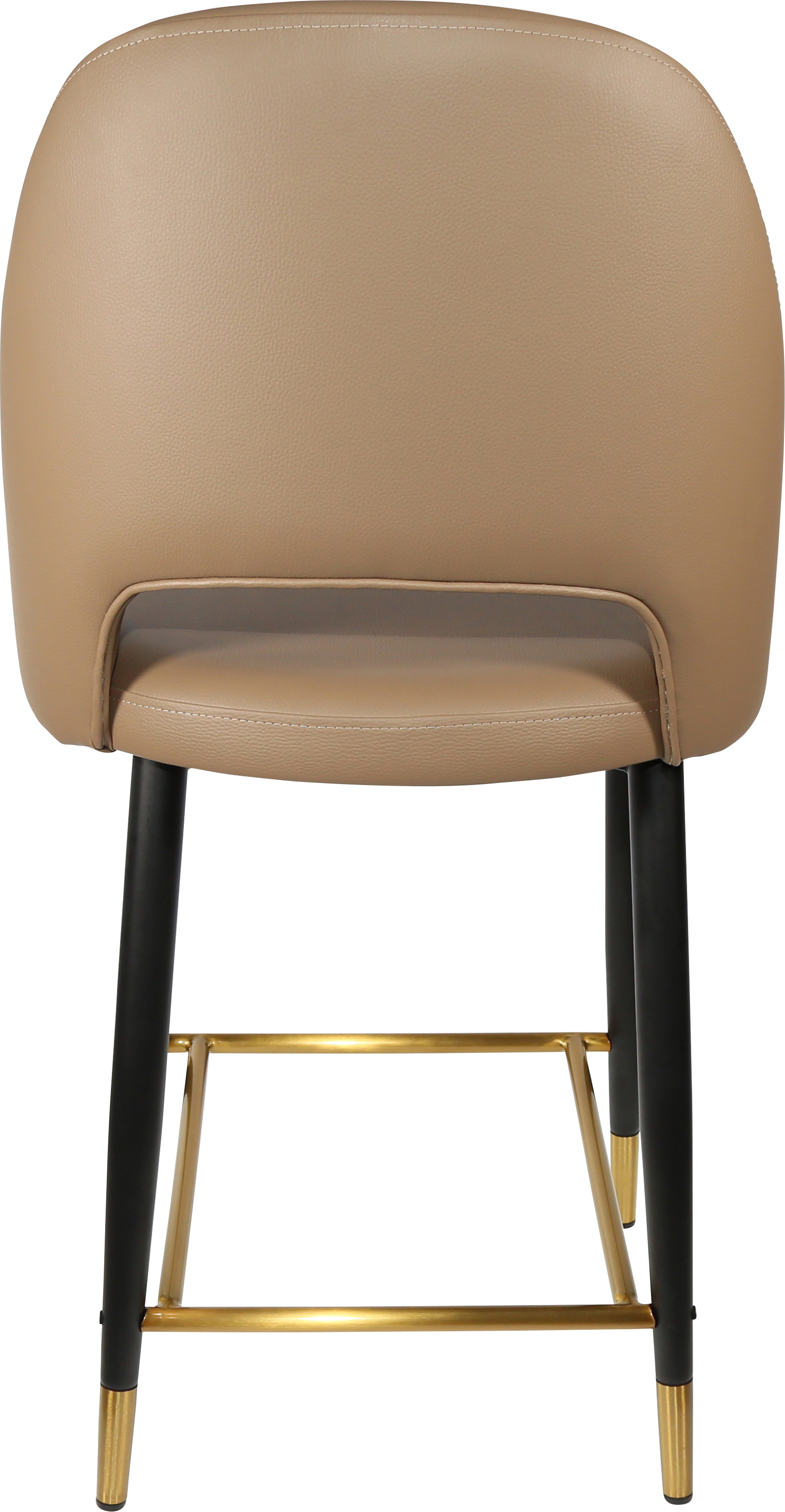 Durafurn Semifreddo Counter Stool - Black Metal 650h Legs