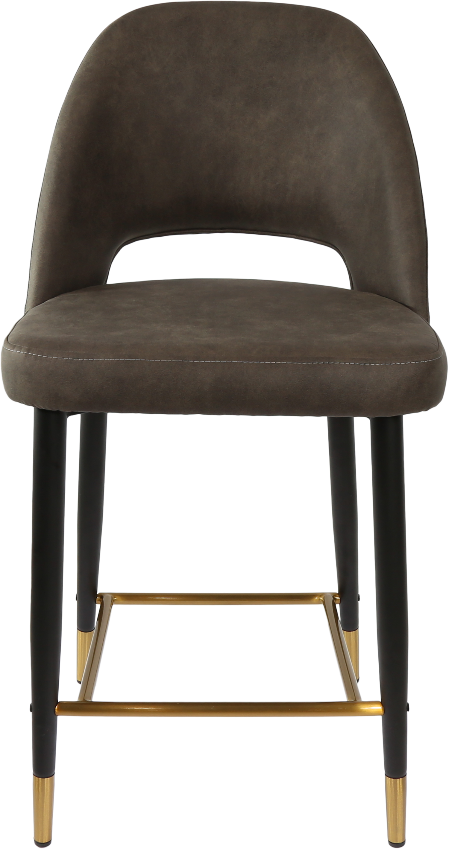 Durafurn Semifreddo Counter Stool - Black Metal 650h Legs
