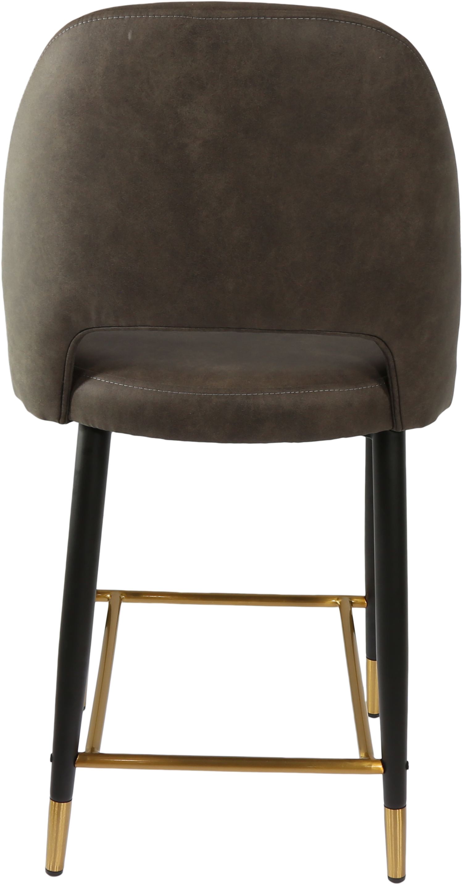 Durafurn Semifreddo Counter Stool - Black Metal 650h Legs