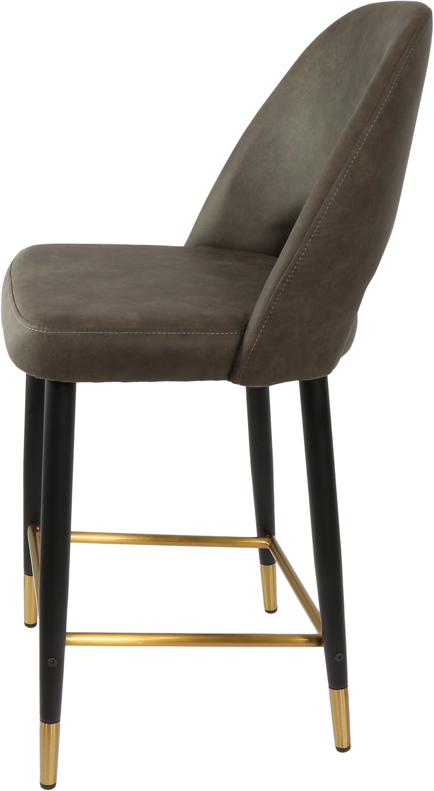 Durafurn Semifreddo Counter Stool - Black Metal 650h Legs