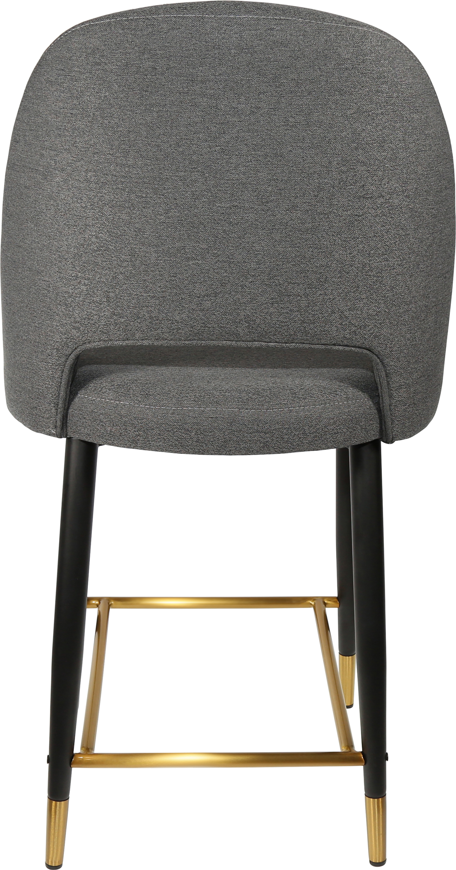 Durafurn Semifreddo Counter Stool - Black Metal 650h Legs