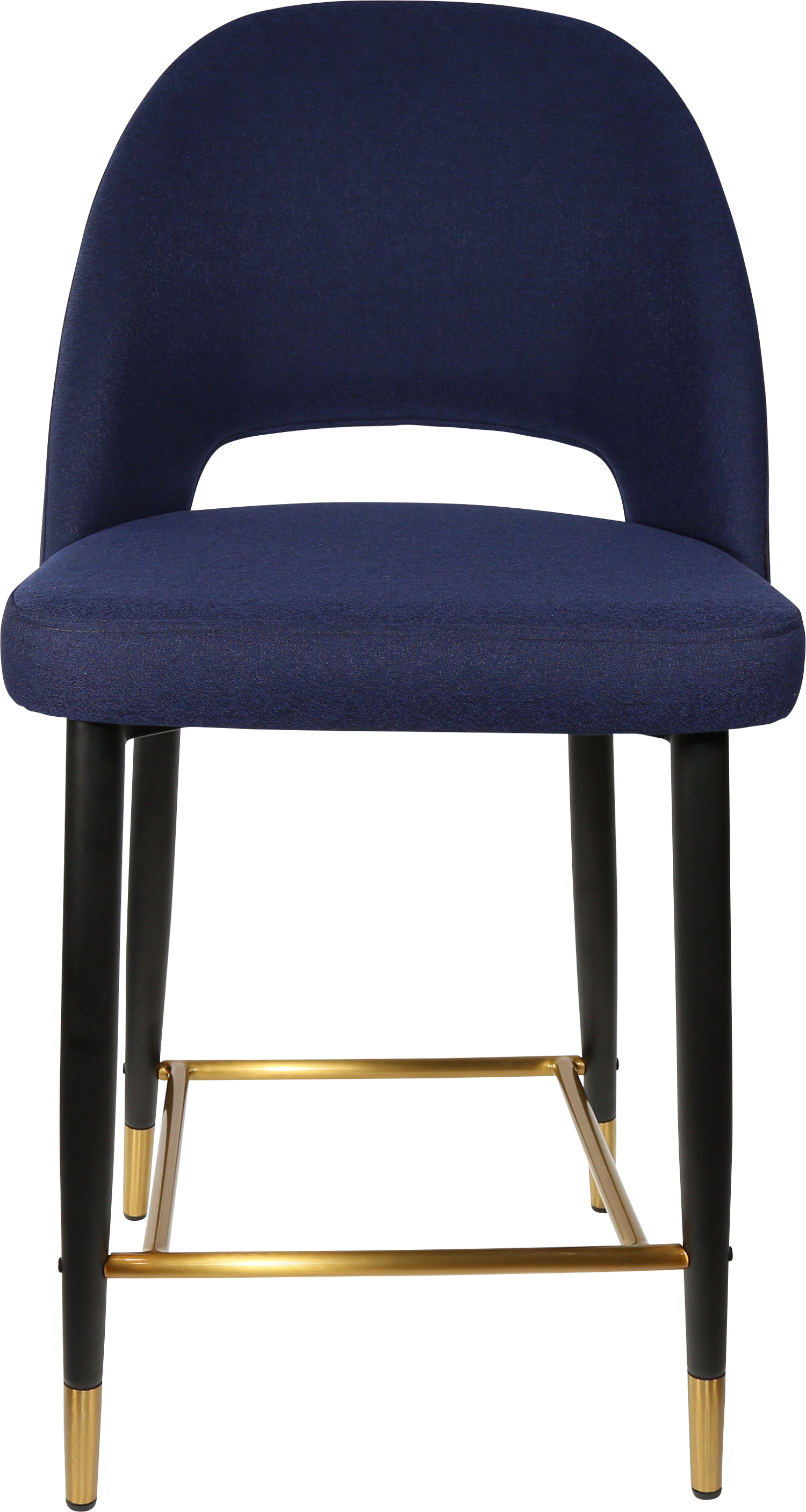 Durafurn Semifreddo Counter Stool - Black Metal 650h Legs
