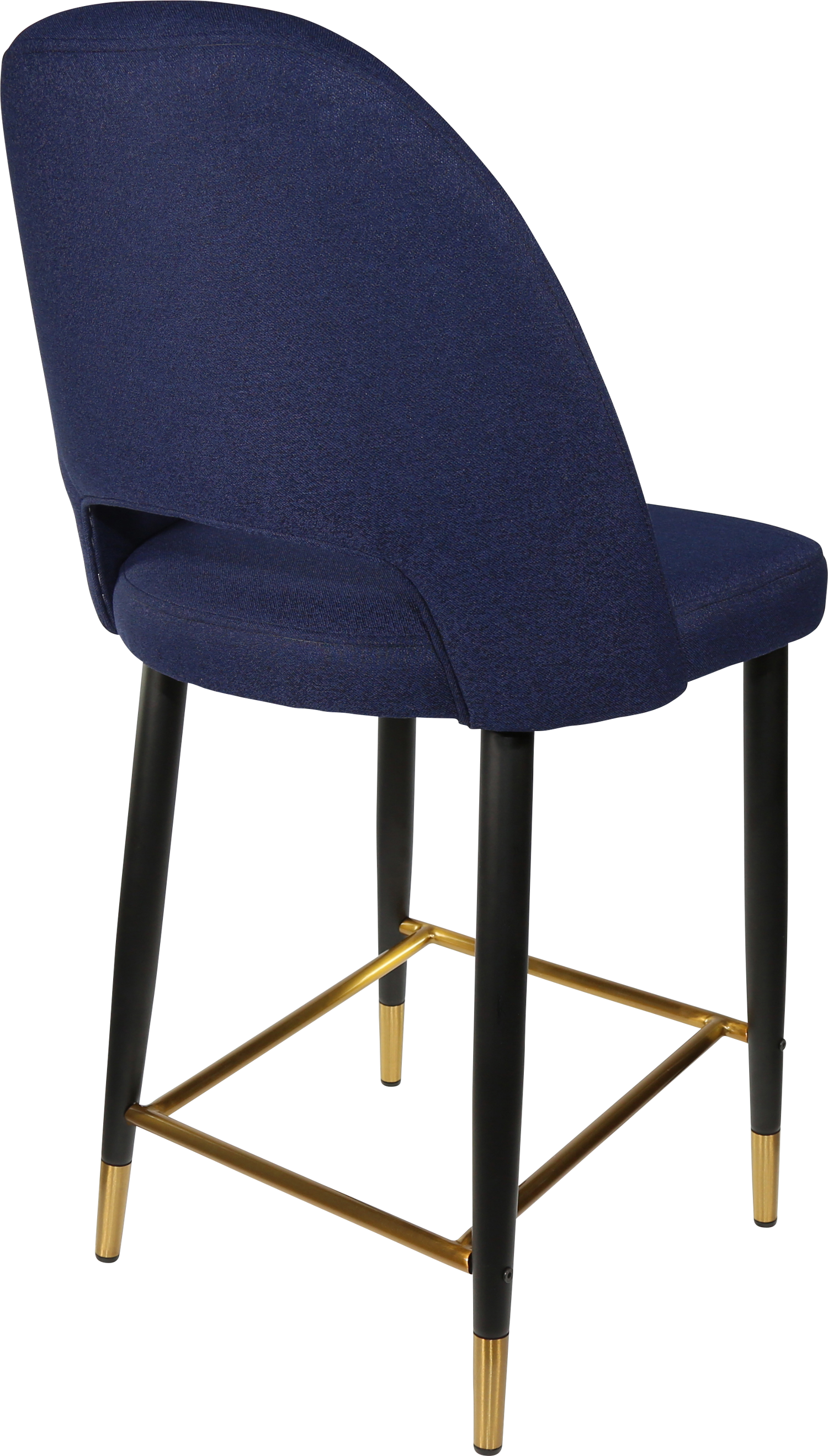 Durafurn Semifreddo Counter Stool - Black Metal 650h Legs