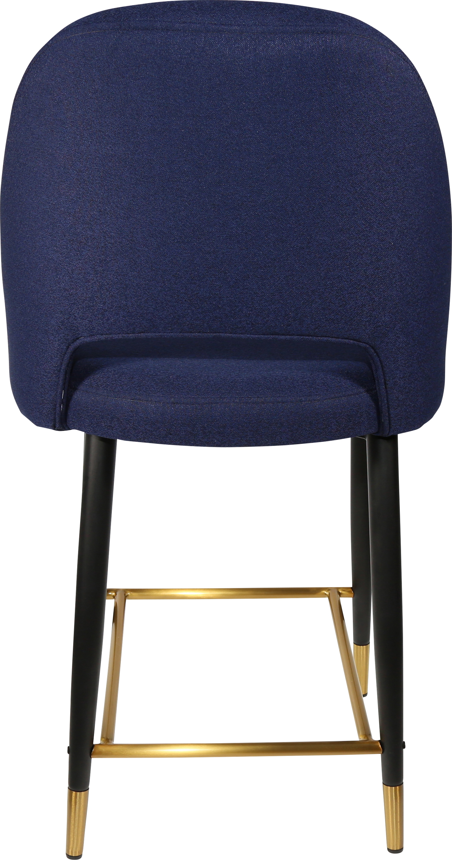 Durafurn Semifreddo Counter Stool - Black Metal 650h Legs