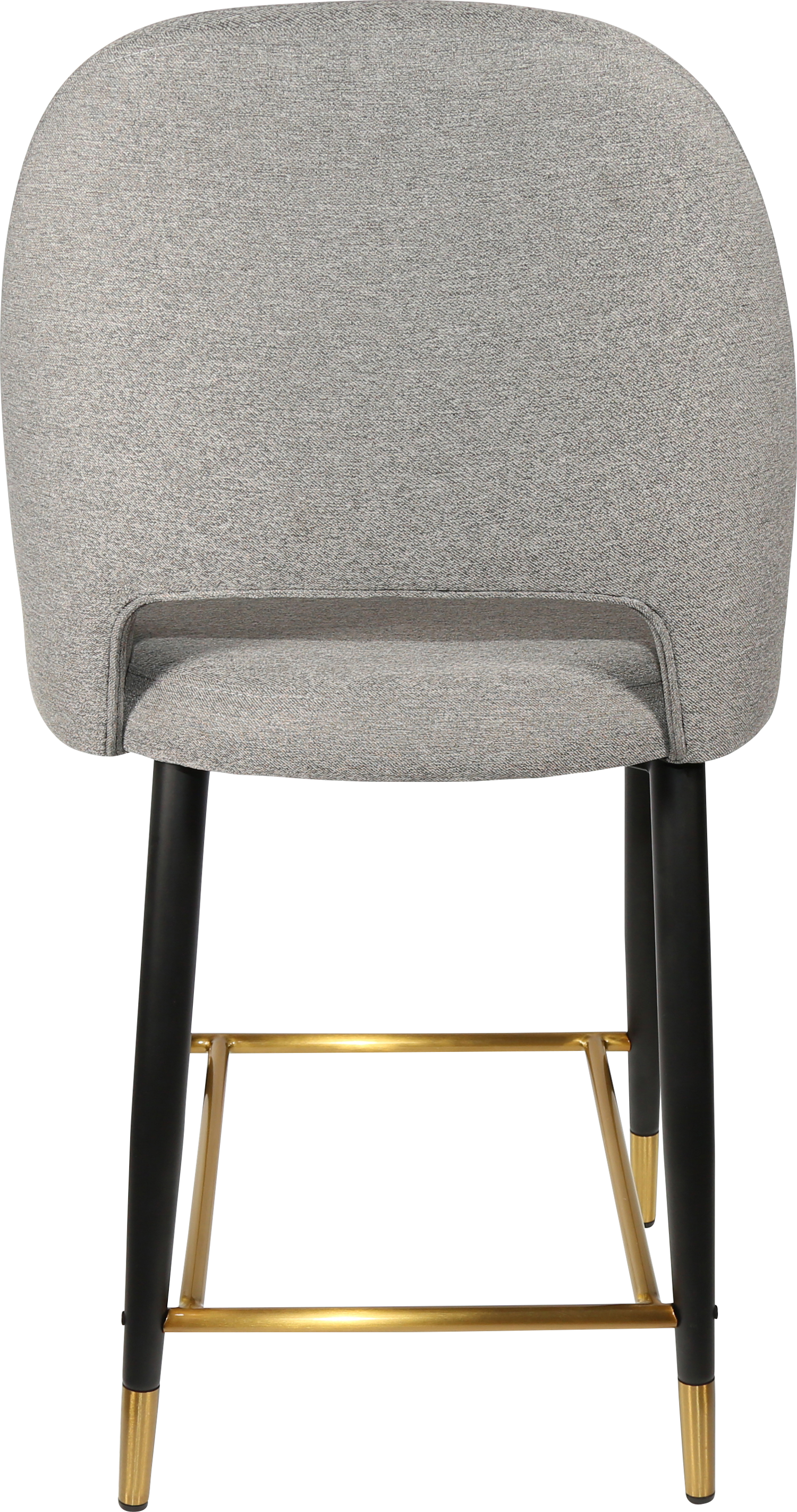 Durafurn Semifreddo Counter Stool - Black Metal 650h Legs