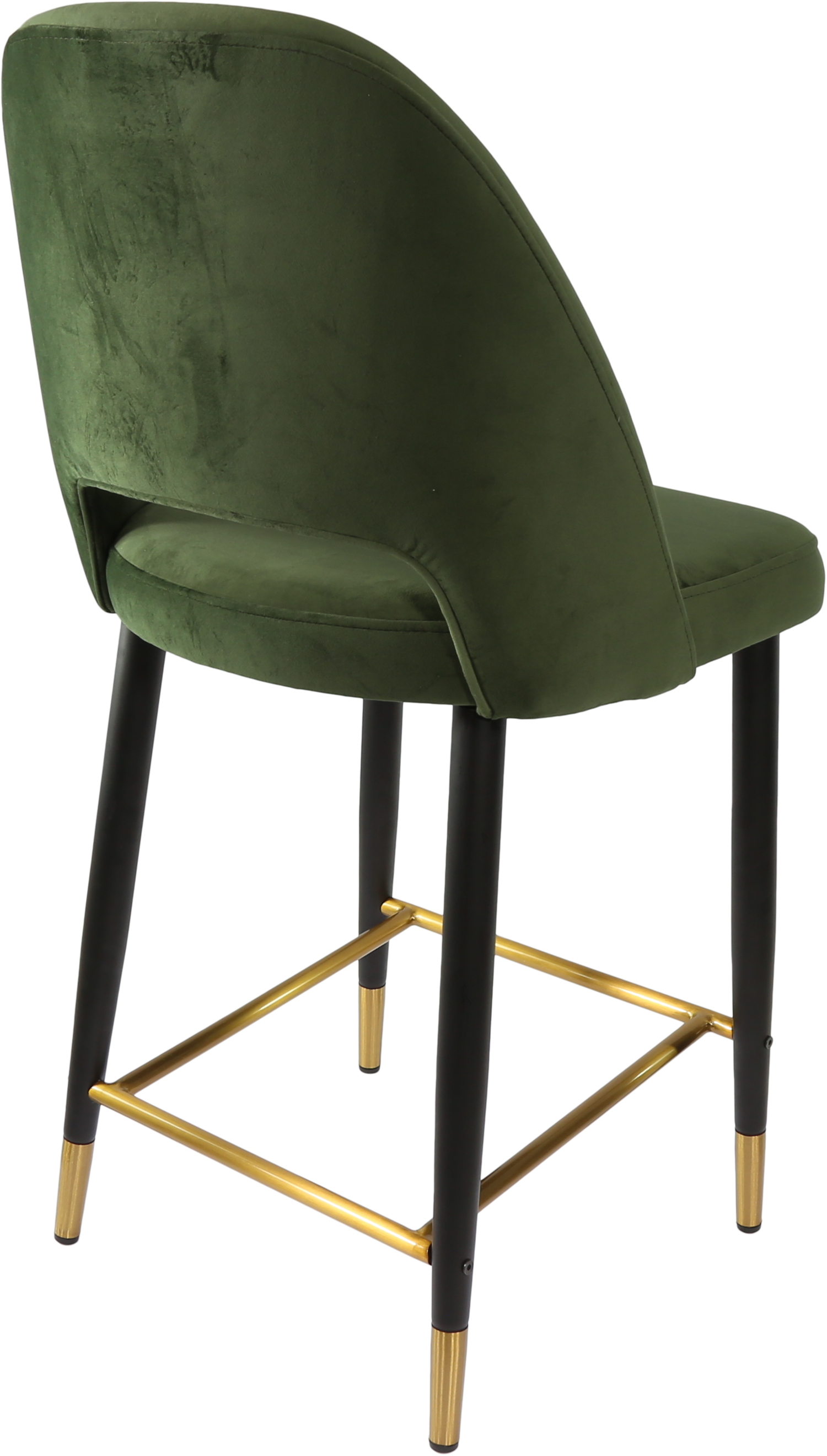 Durafurn Semifreddo Counter Stool - Black Metal 650h Legs