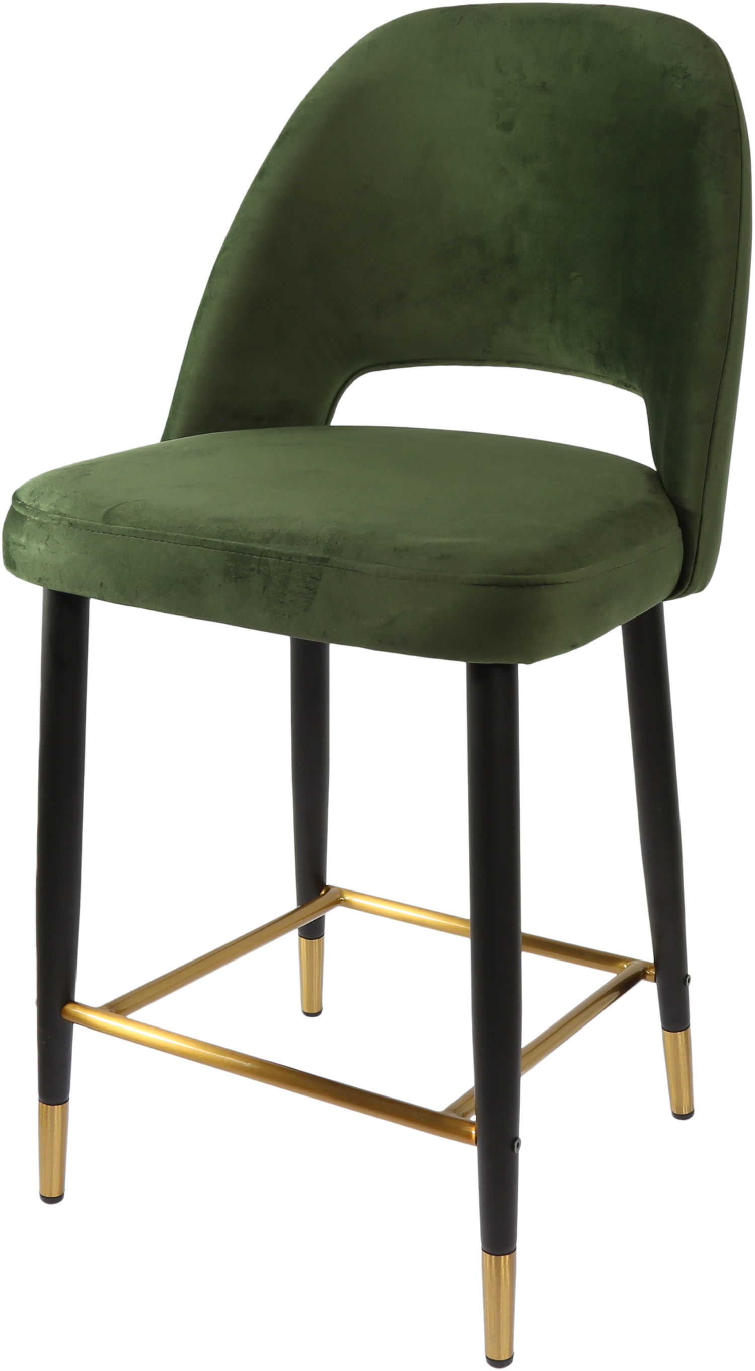 Durafurn Semifreddo Counter Stool - Black Metal 650h Legs