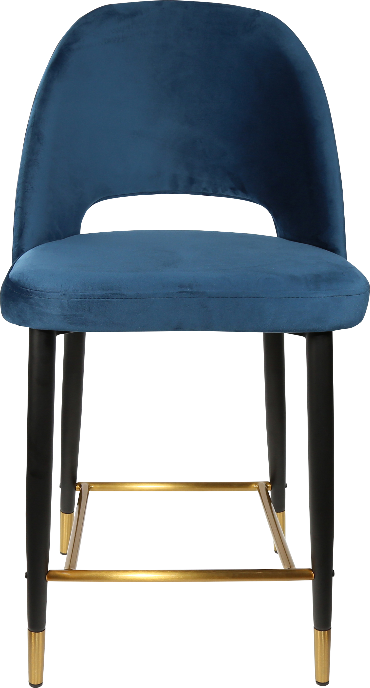 Durafurn Semifreddo Counter Stool - Black Metal 650h Legs