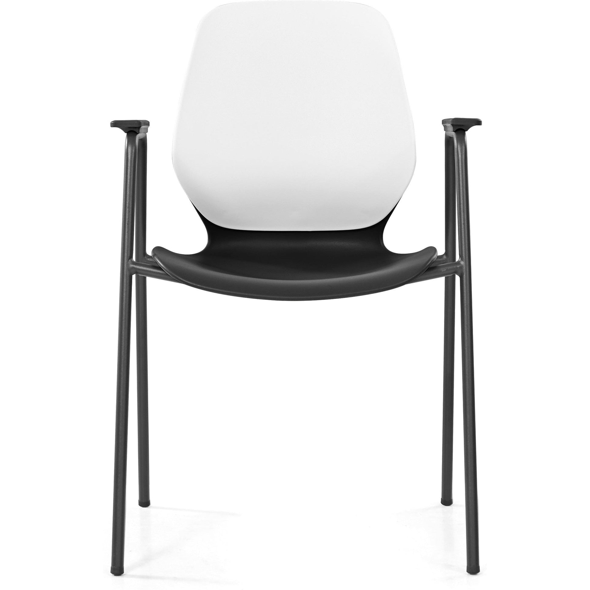 Kaleido Chair With Black 4-Leg Frame With Arms
