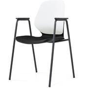 Kaleido Chair With Black 4-Leg Frame With Arms