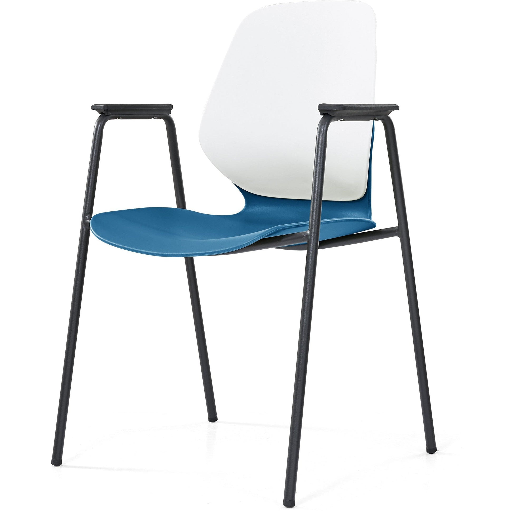 Kaleido Chair With Black 4-Leg Frame With Arms
