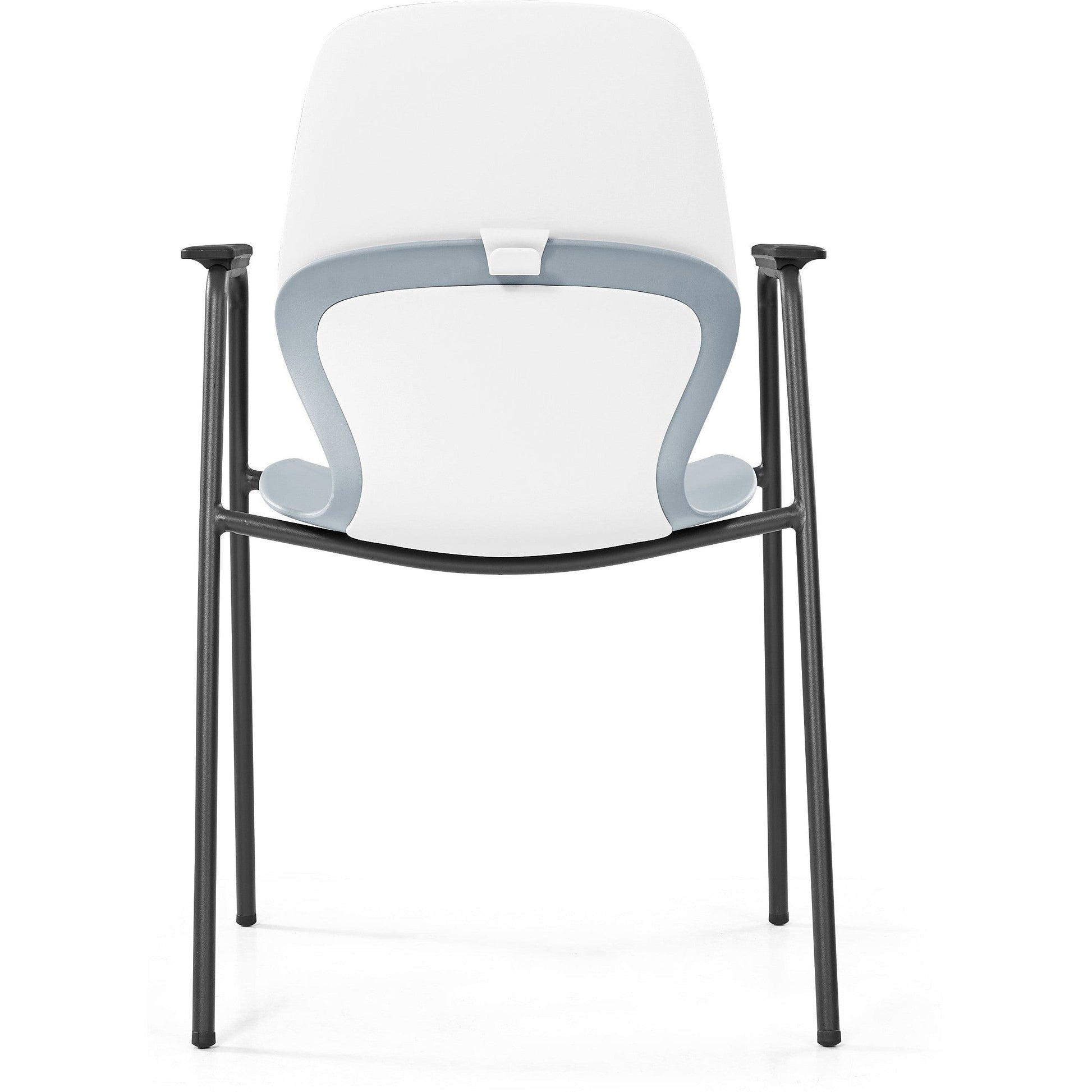 Kaleido Chair With Black 4-Leg Frame With Arms
