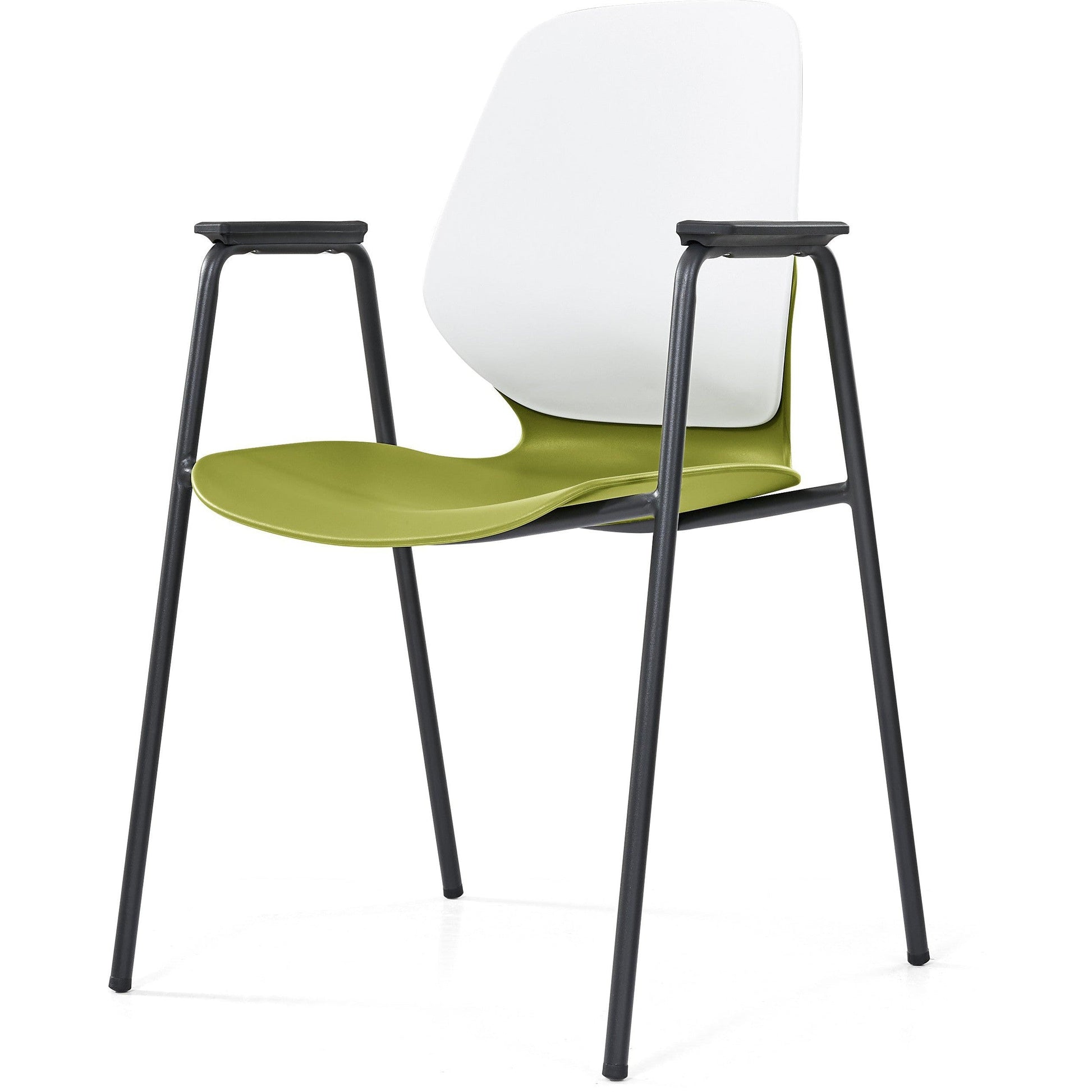 Kaleido Chair With Black 4-Leg Frame With Arms