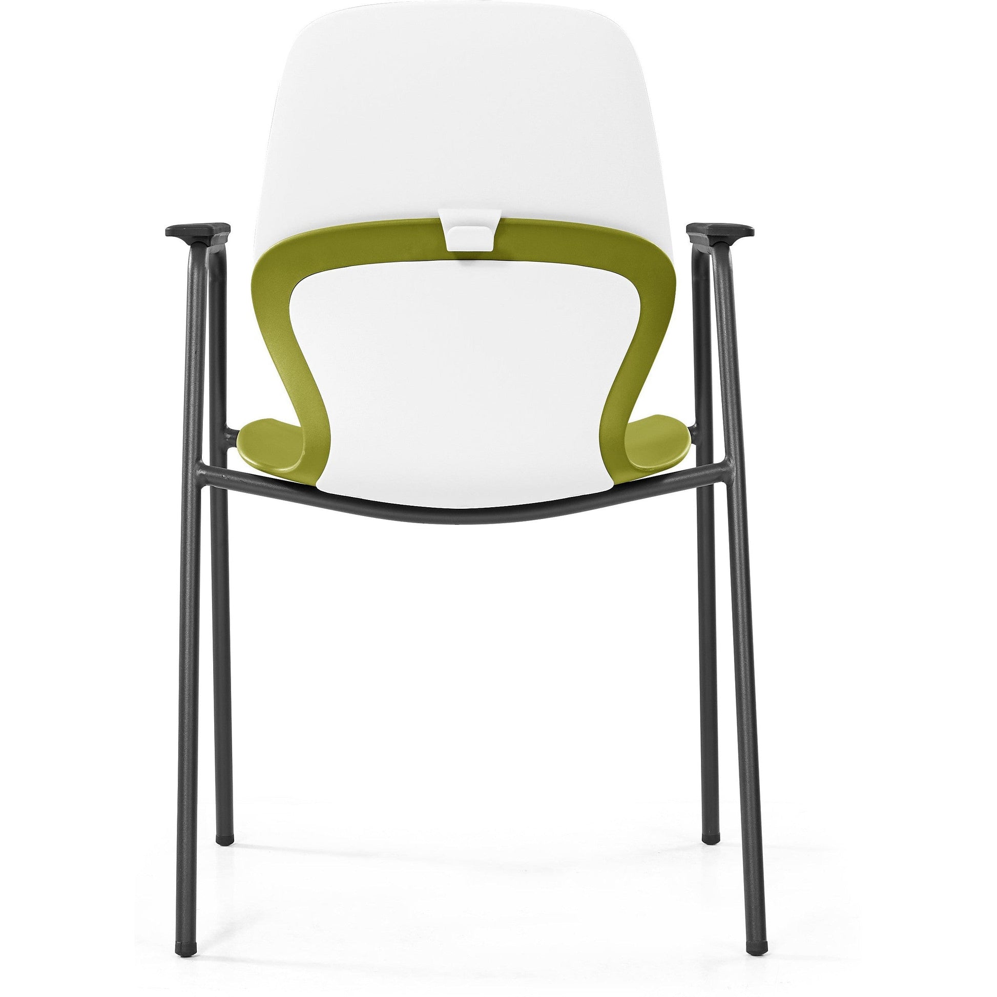 Kaleido Chair With Black 4-Leg Frame With Arms