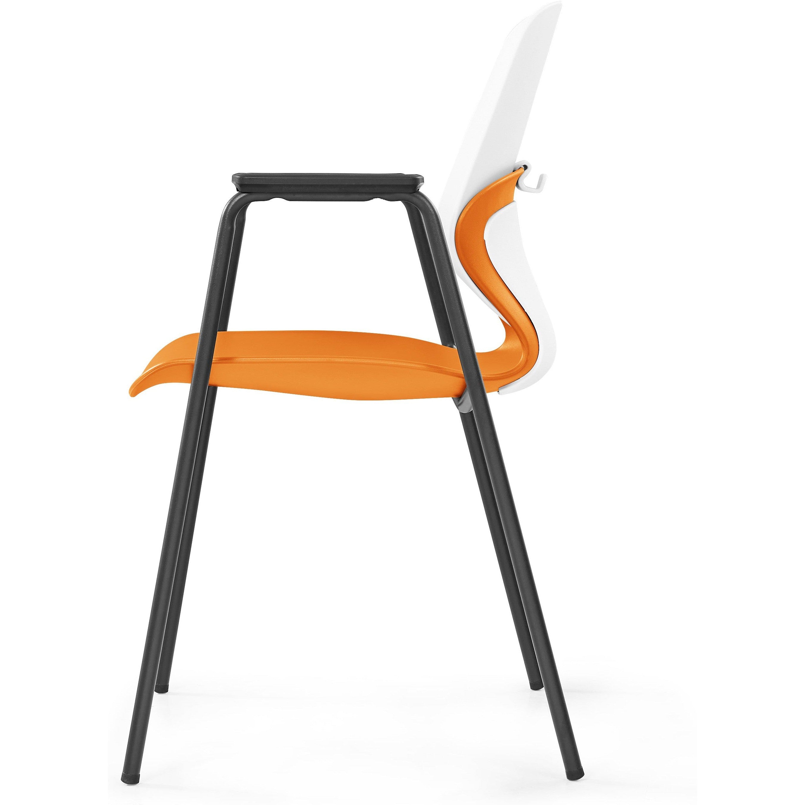 Kaleido Chair With Black 4-Leg Frame With Arms