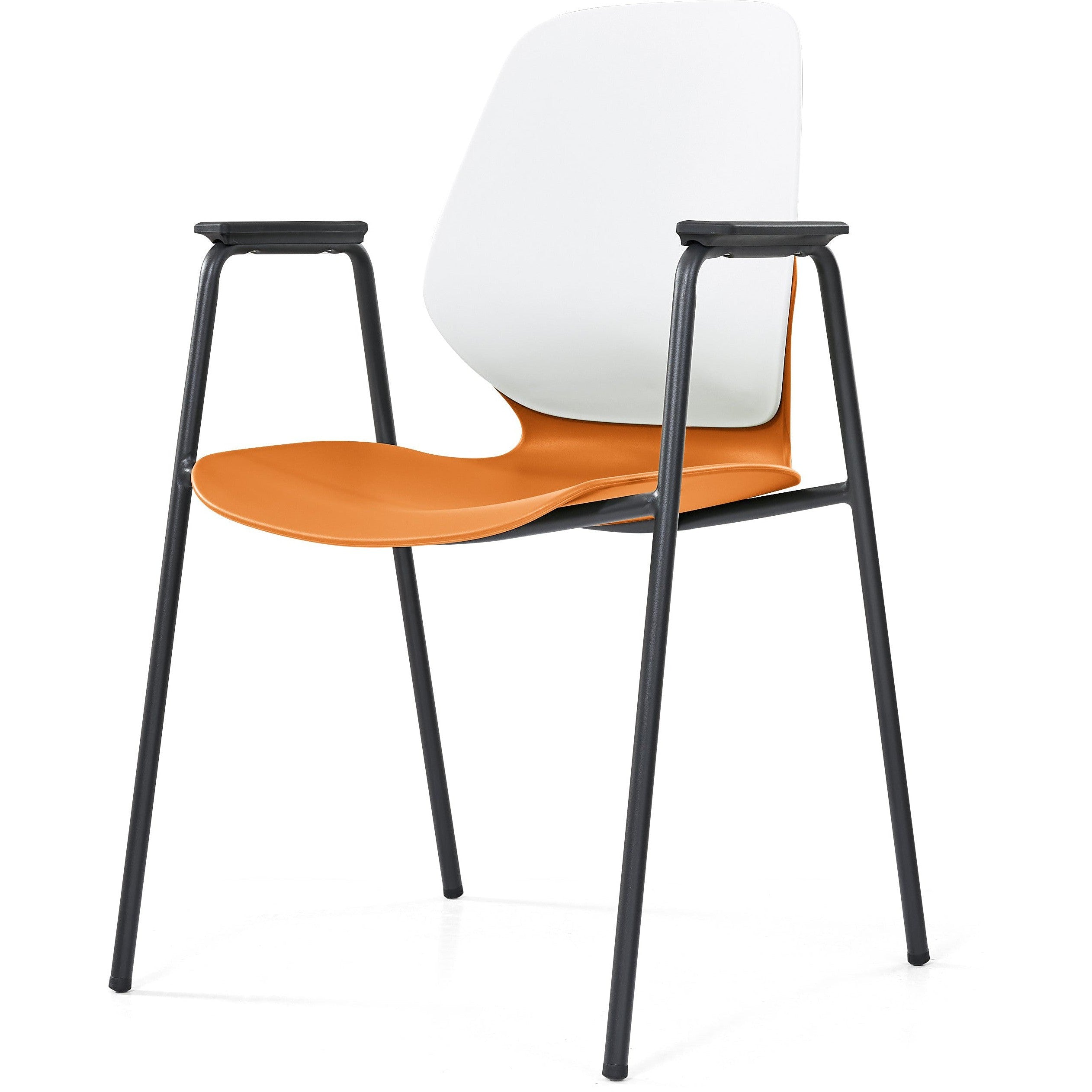 Kaleido Chair With Black 4-Leg Frame With Arms