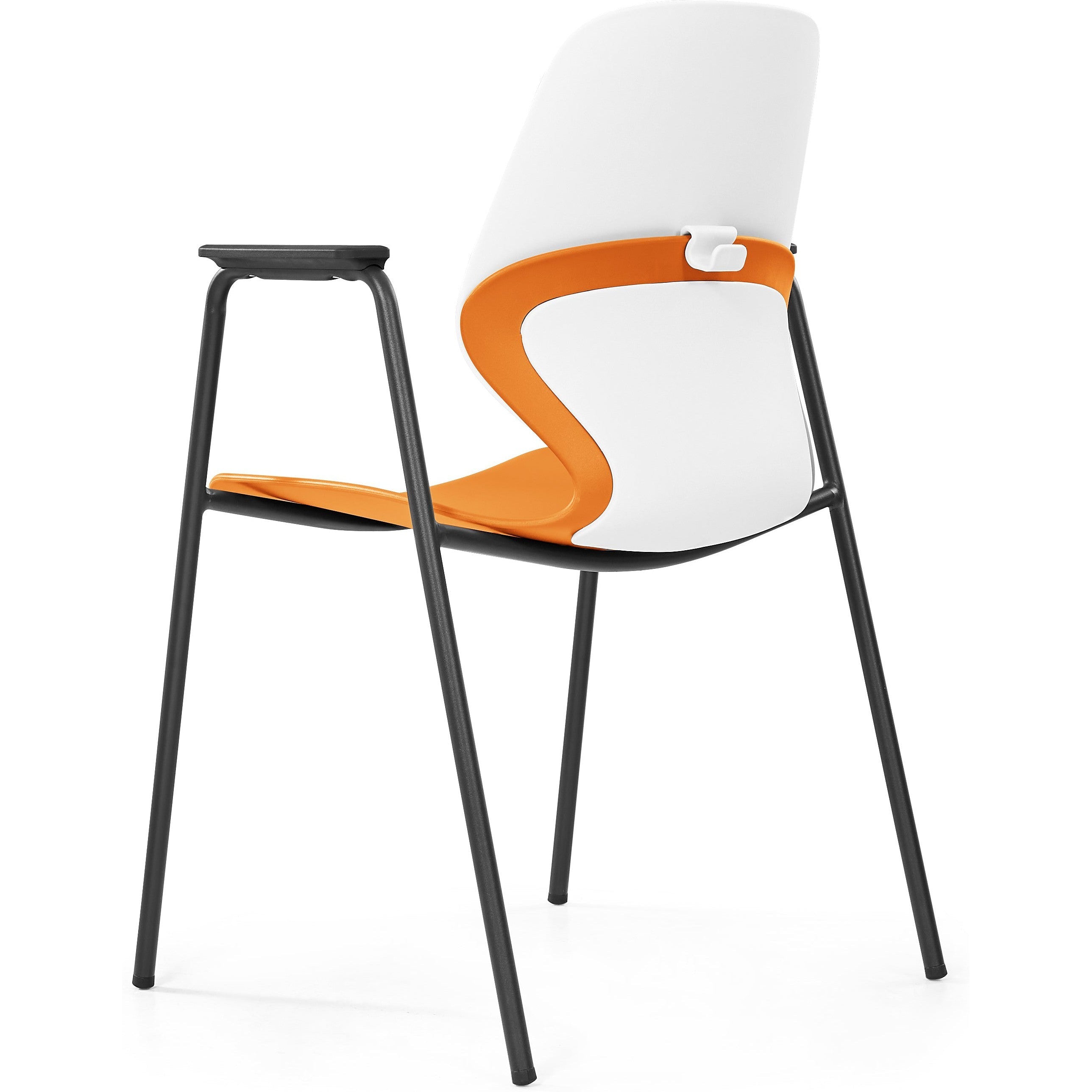 Kaleido Chair With Black 4-Leg Frame With Arms