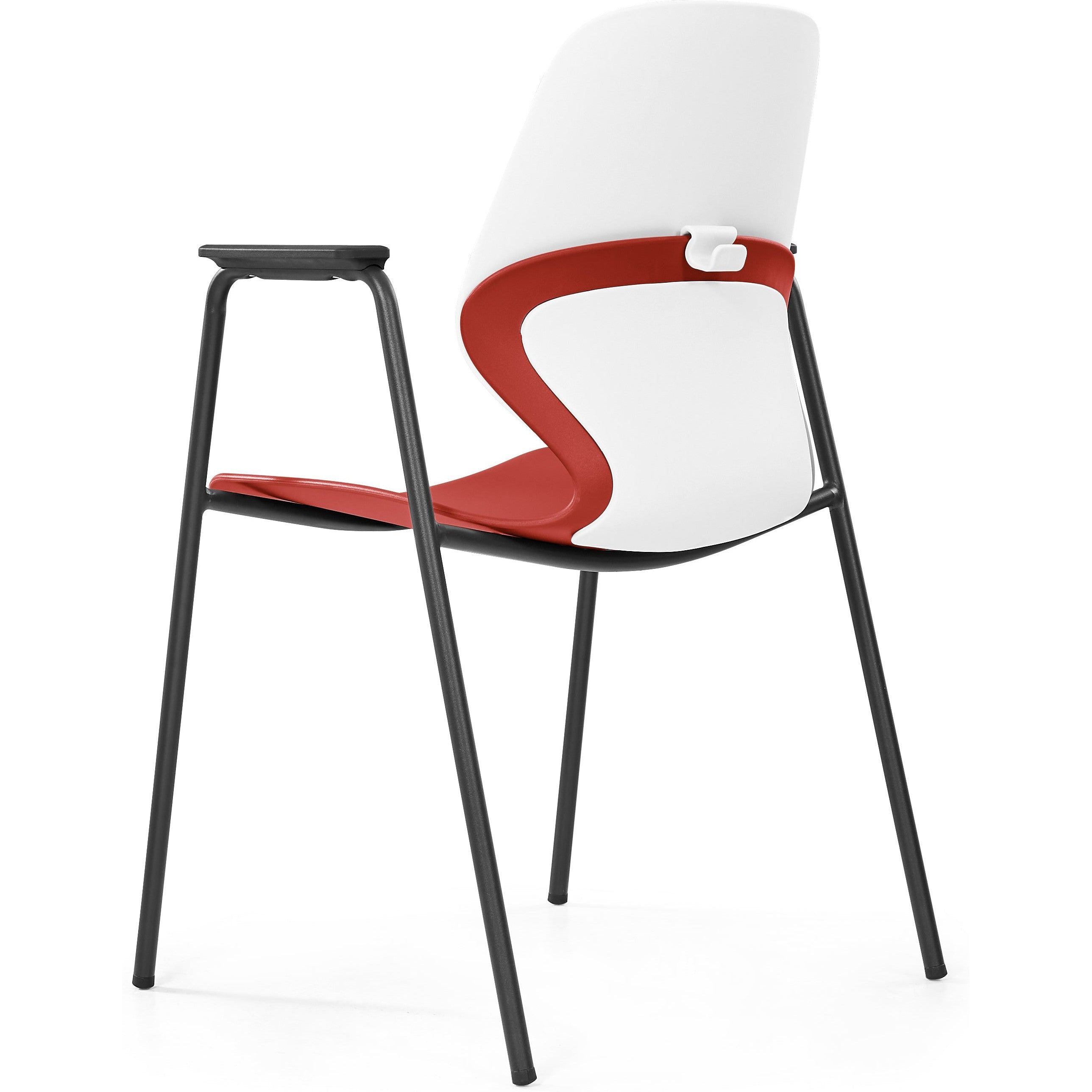 Kaleido Chair With Black 4-Leg Frame With Arms